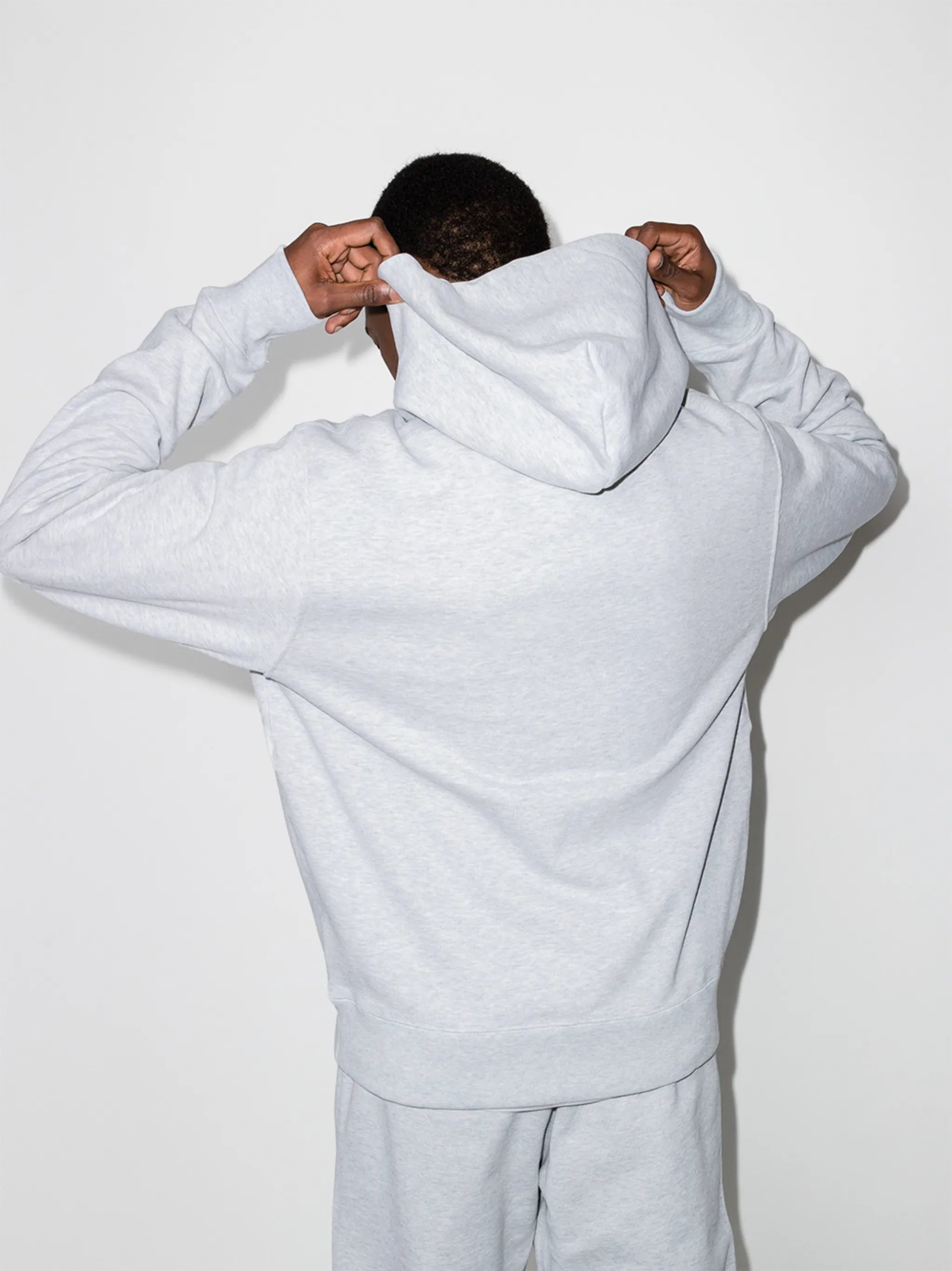 x Pharrell Williams basics hooded sweatshirt