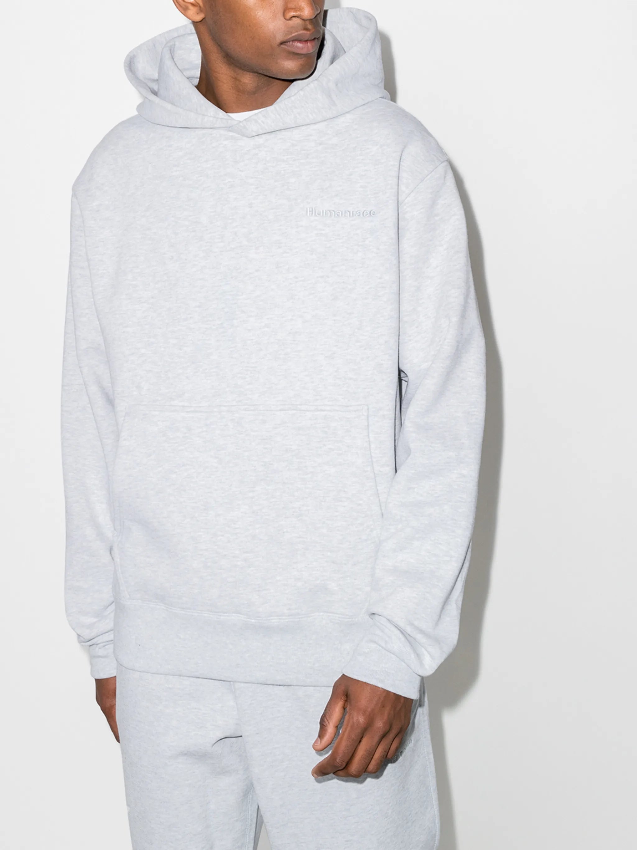 x Pharrell Williams basics hooded sweatshirt