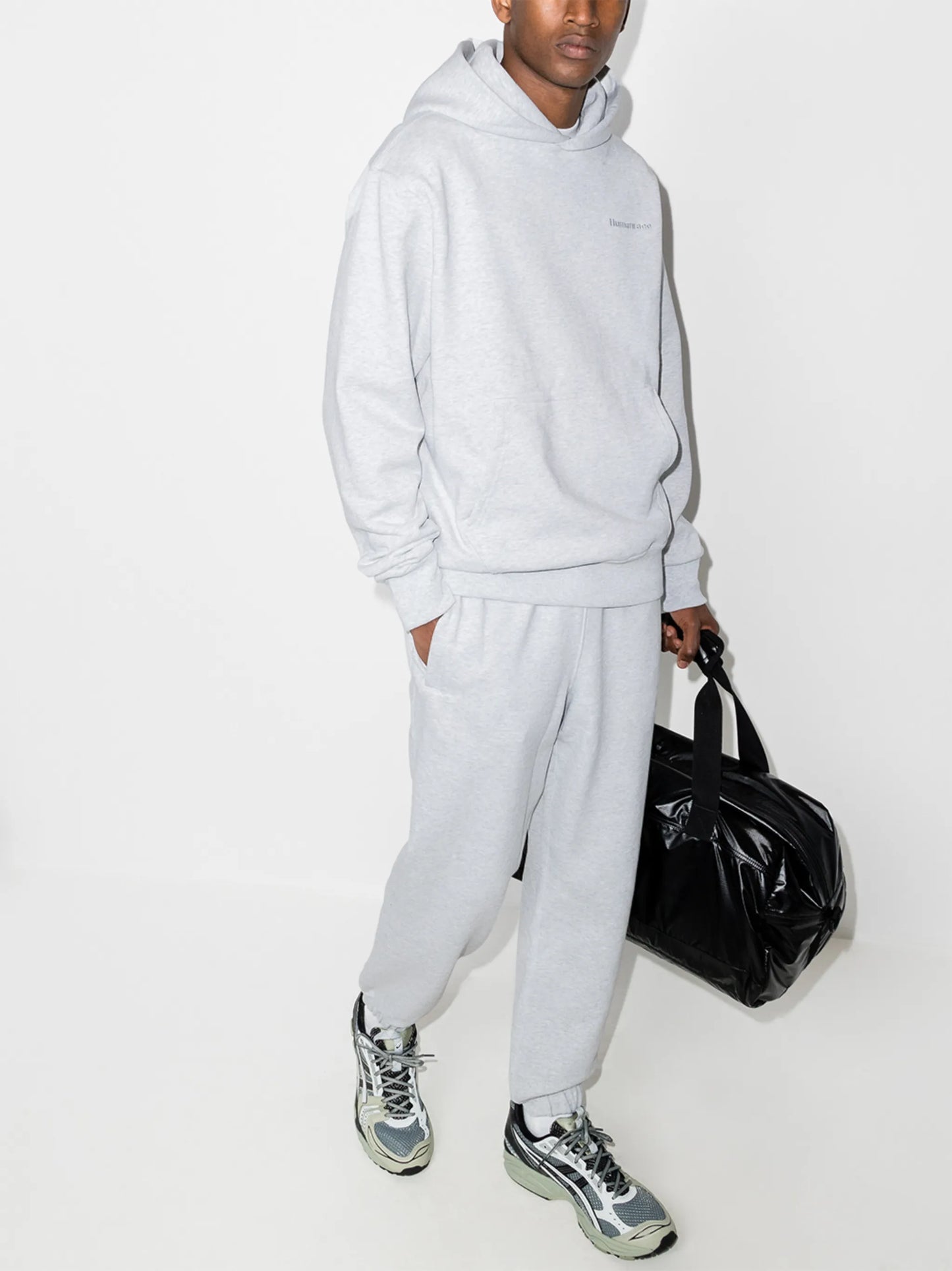 x Pharrell Williams basics hooded sweatshirt