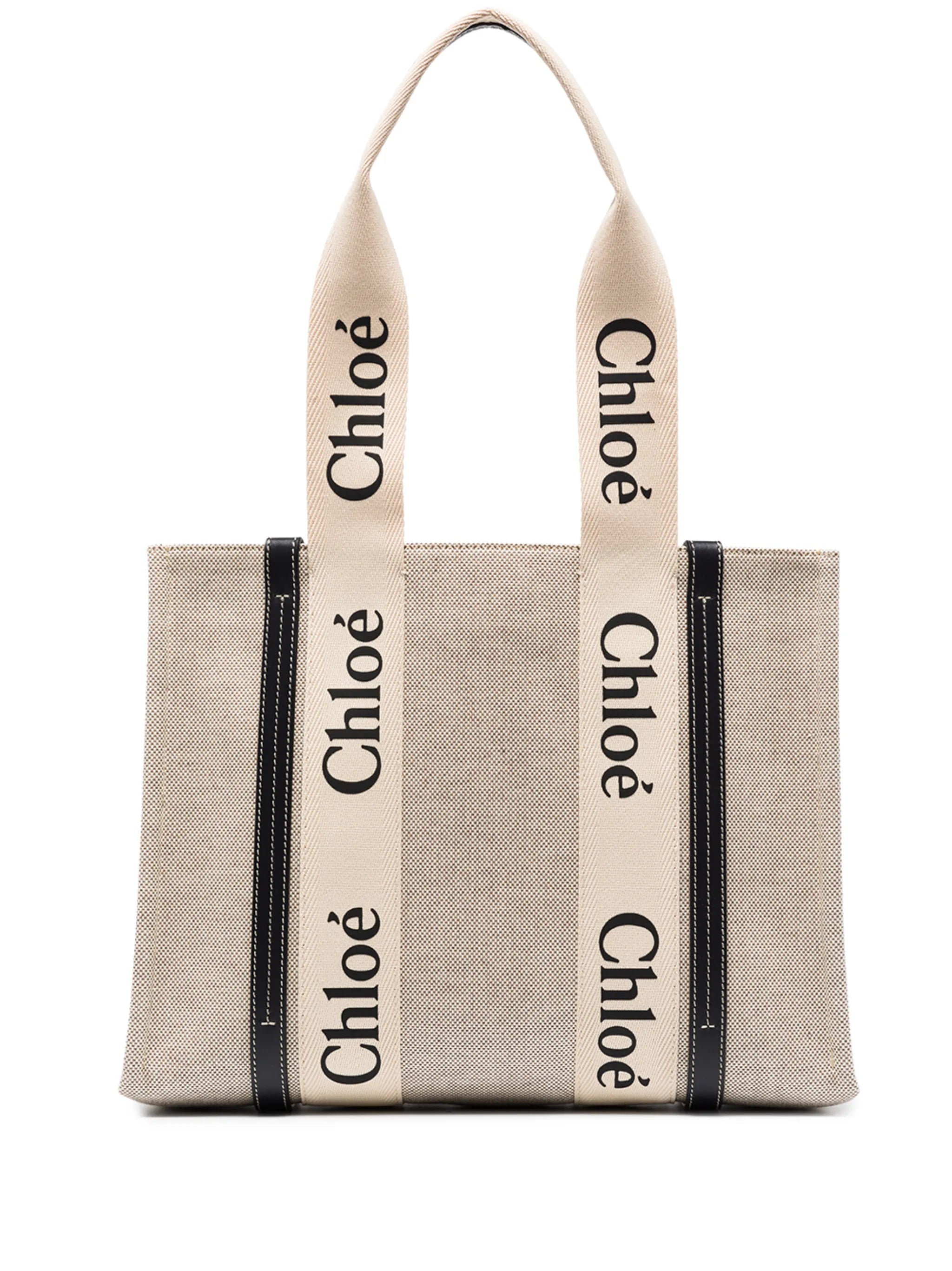Woody canvas tote bag