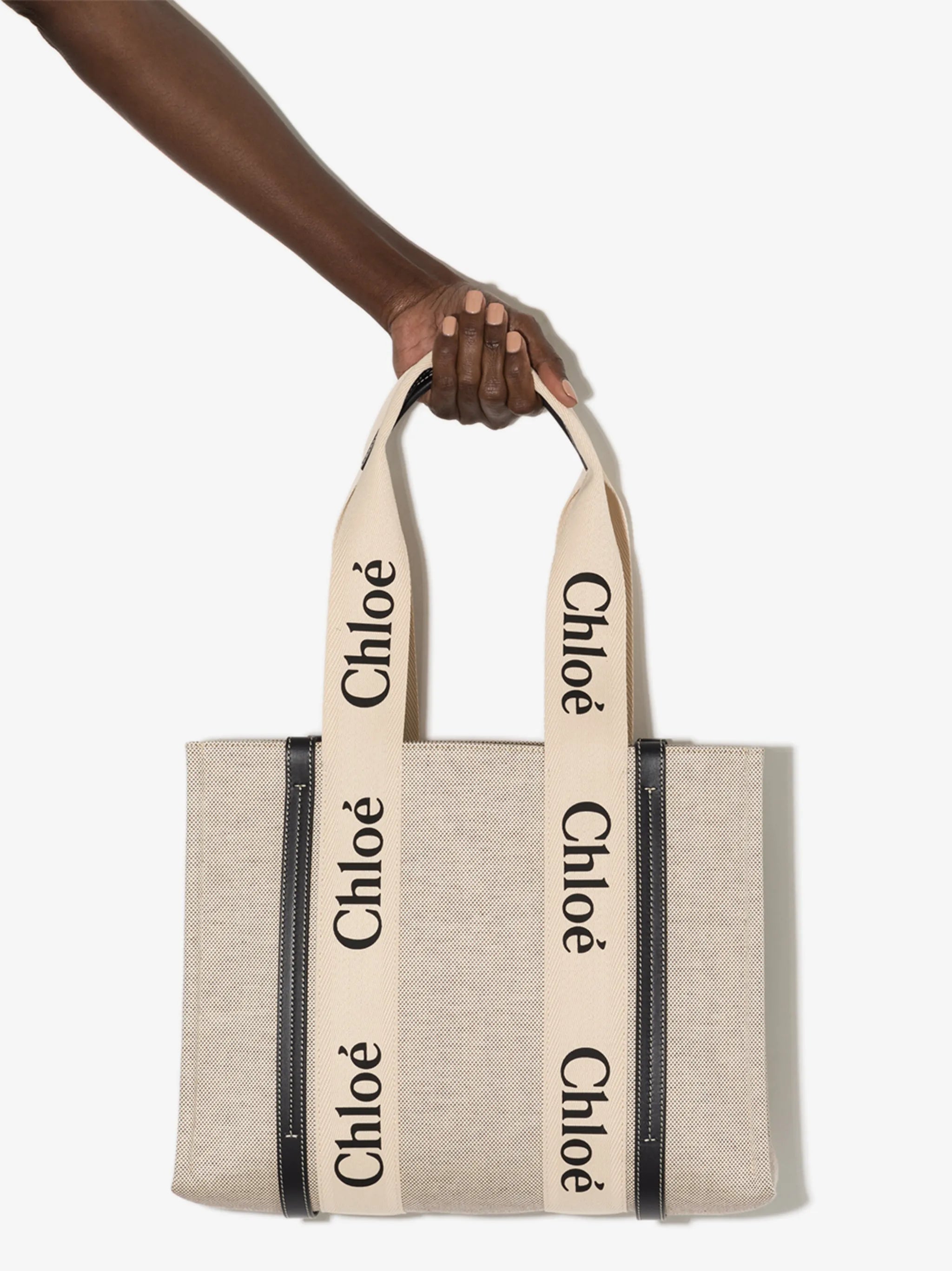 Woody canvas tote bag