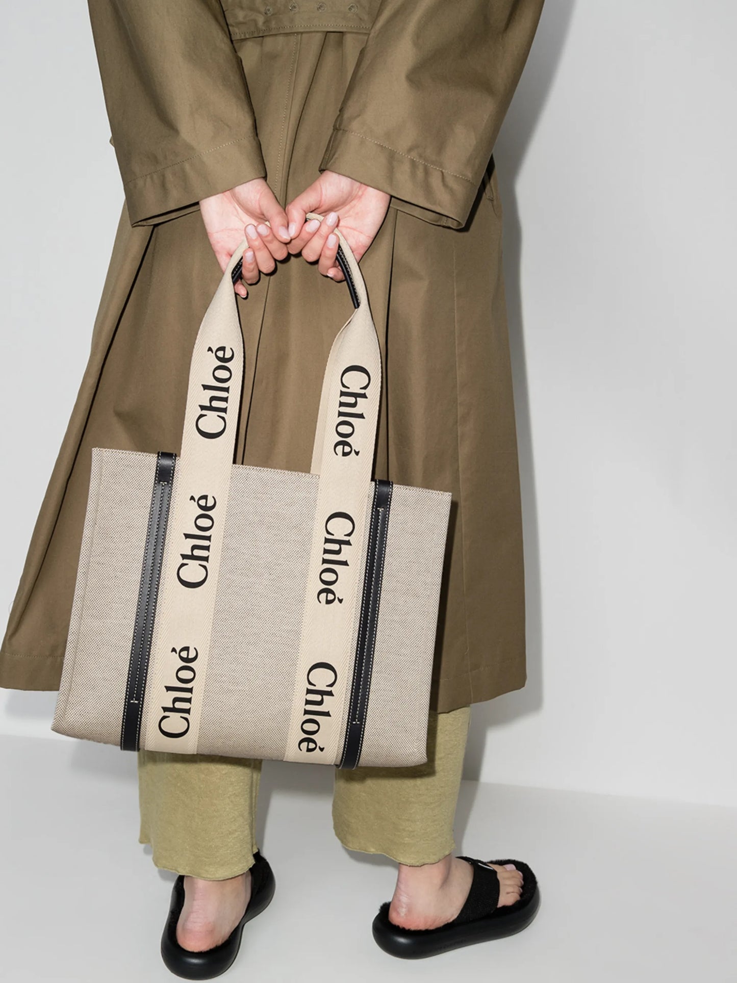 Woody canvas tote bag