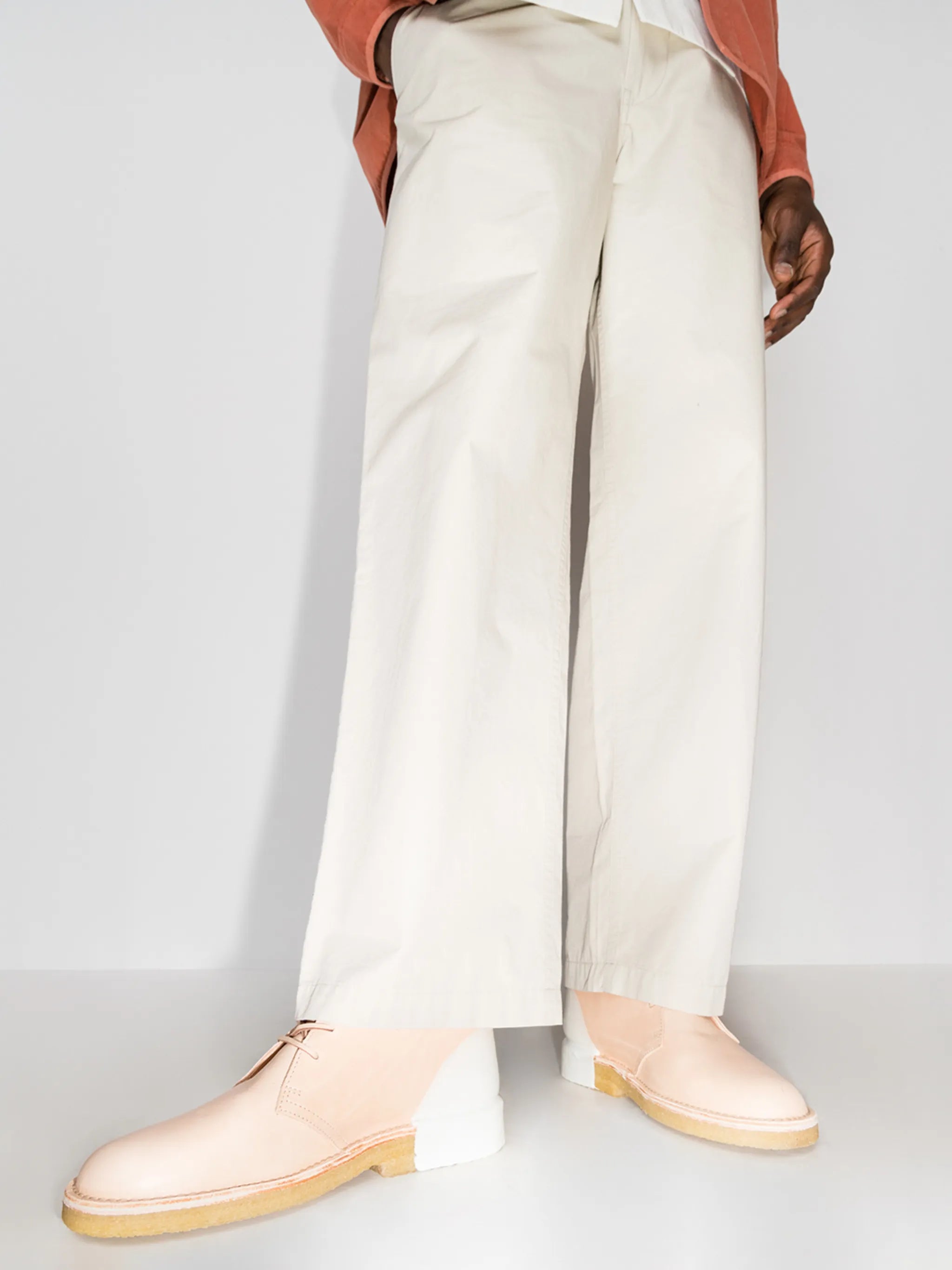 two-tone desert boots