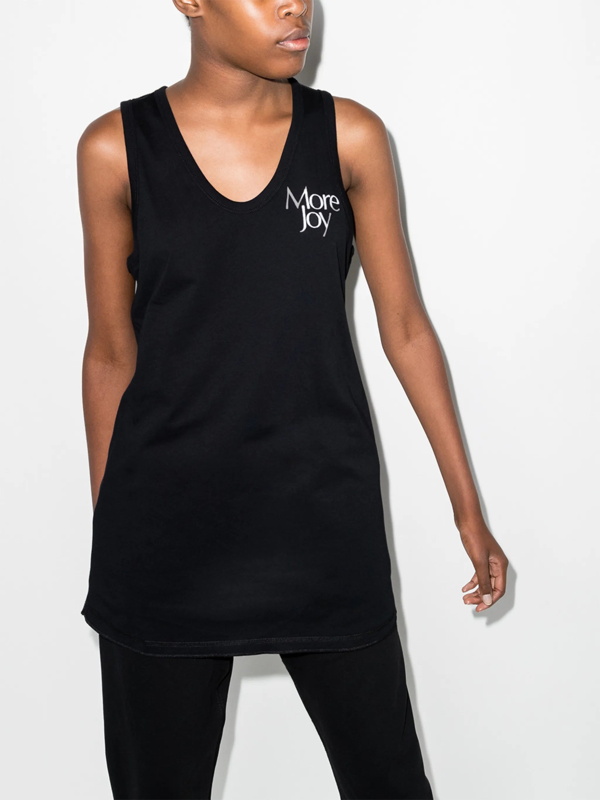 set of 2 embroidered logo tank tops