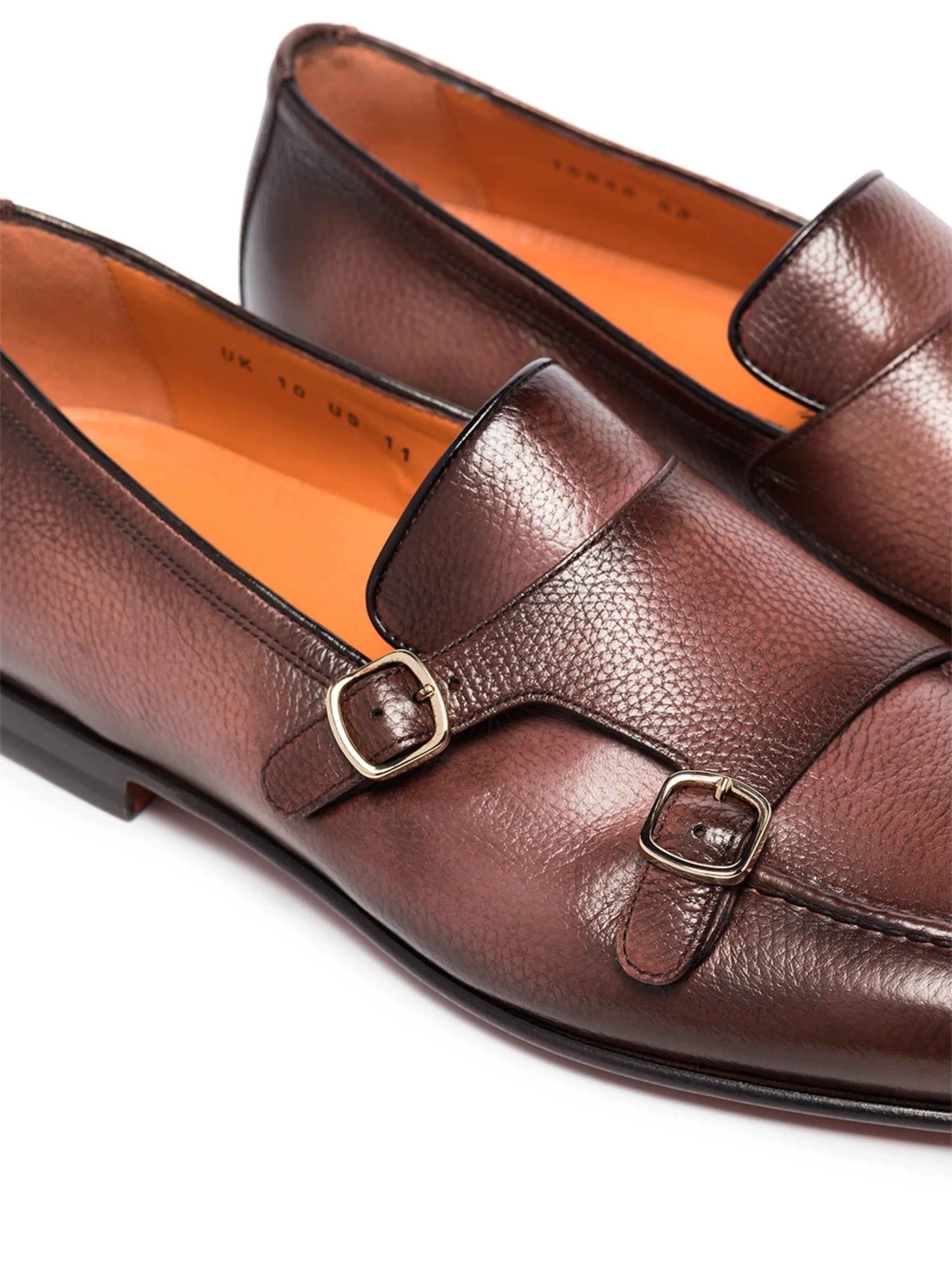 double strap monk shoes
