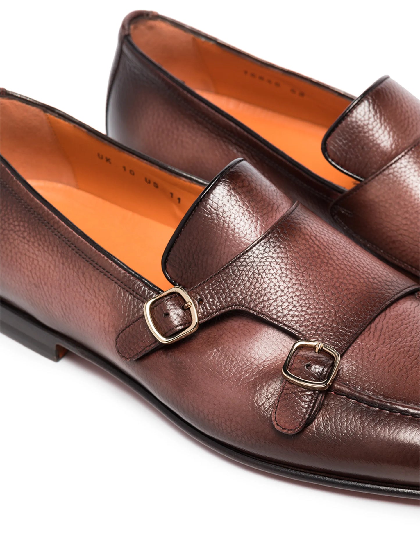 double strap monk shoes