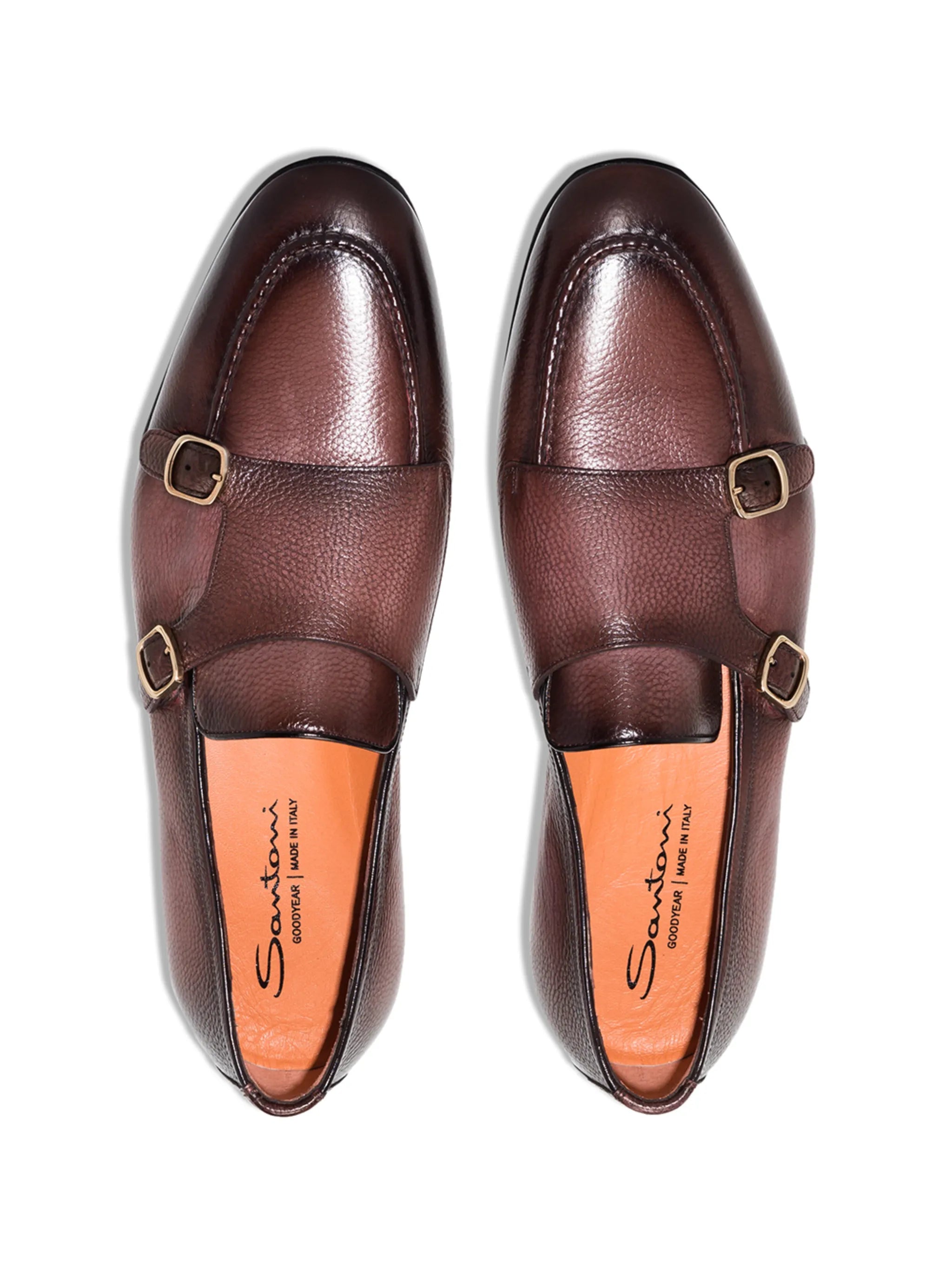 double strap monk shoes