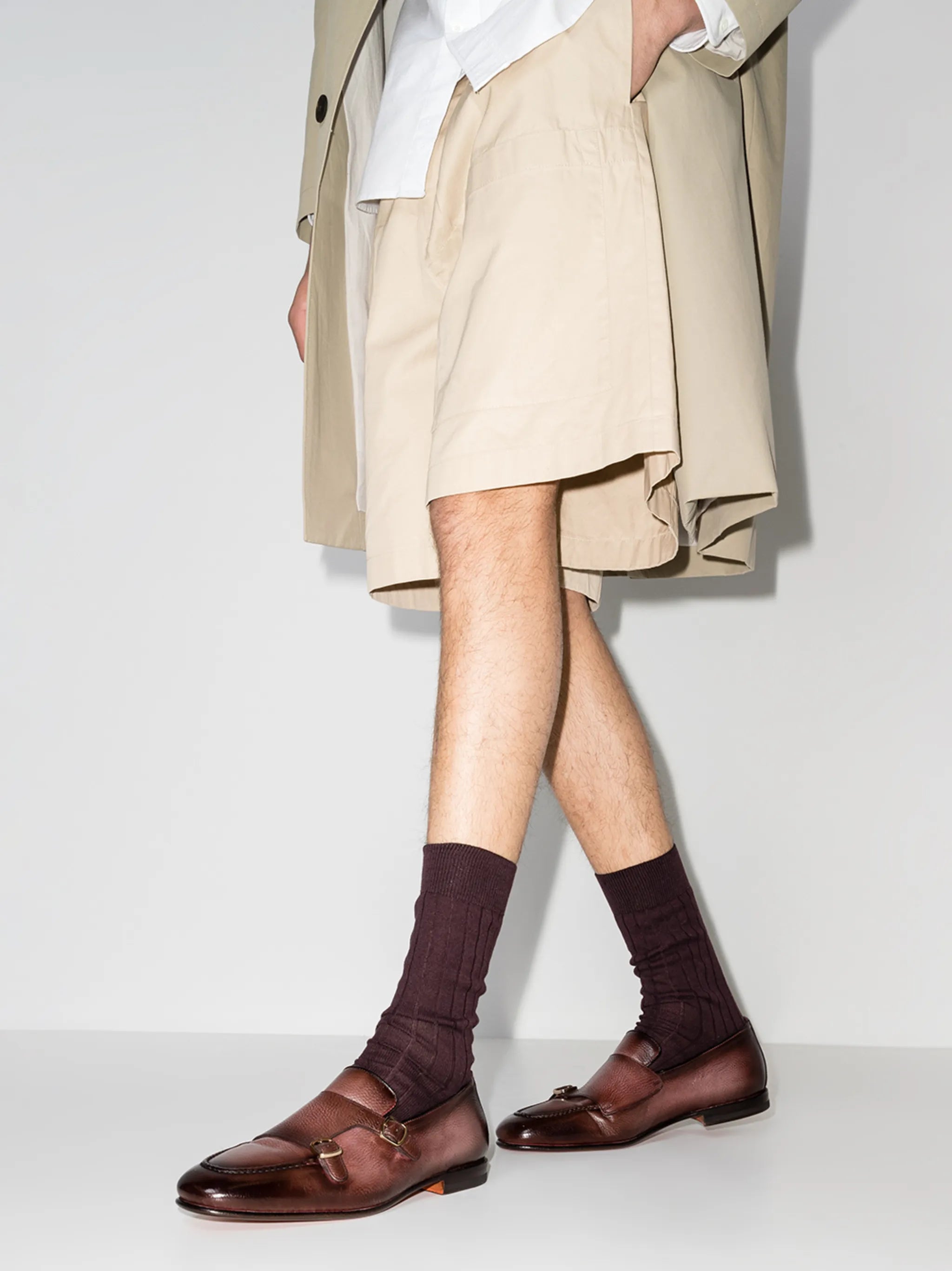 double strap monk shoes