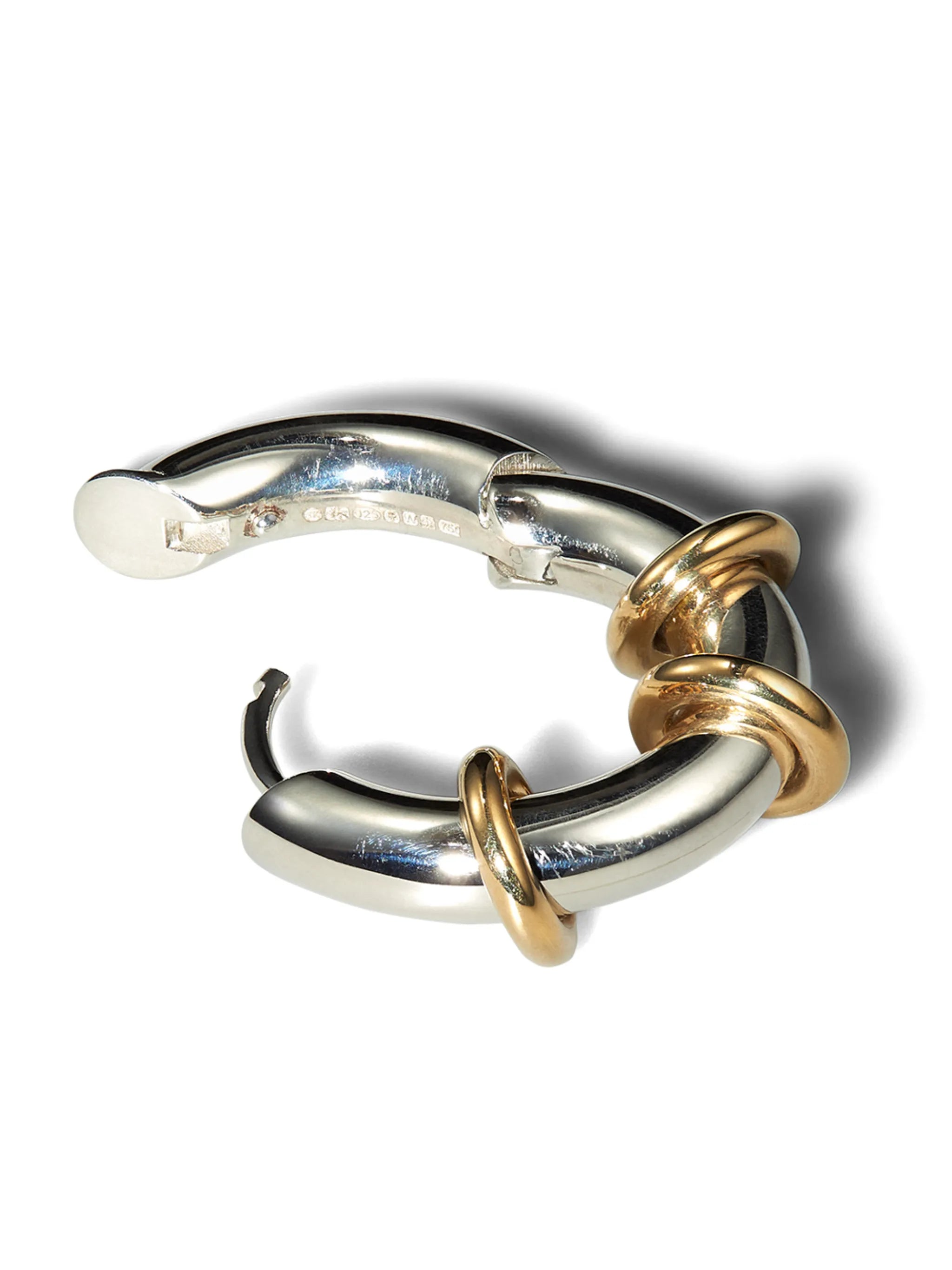 18K white gold Ursa Minor single earring