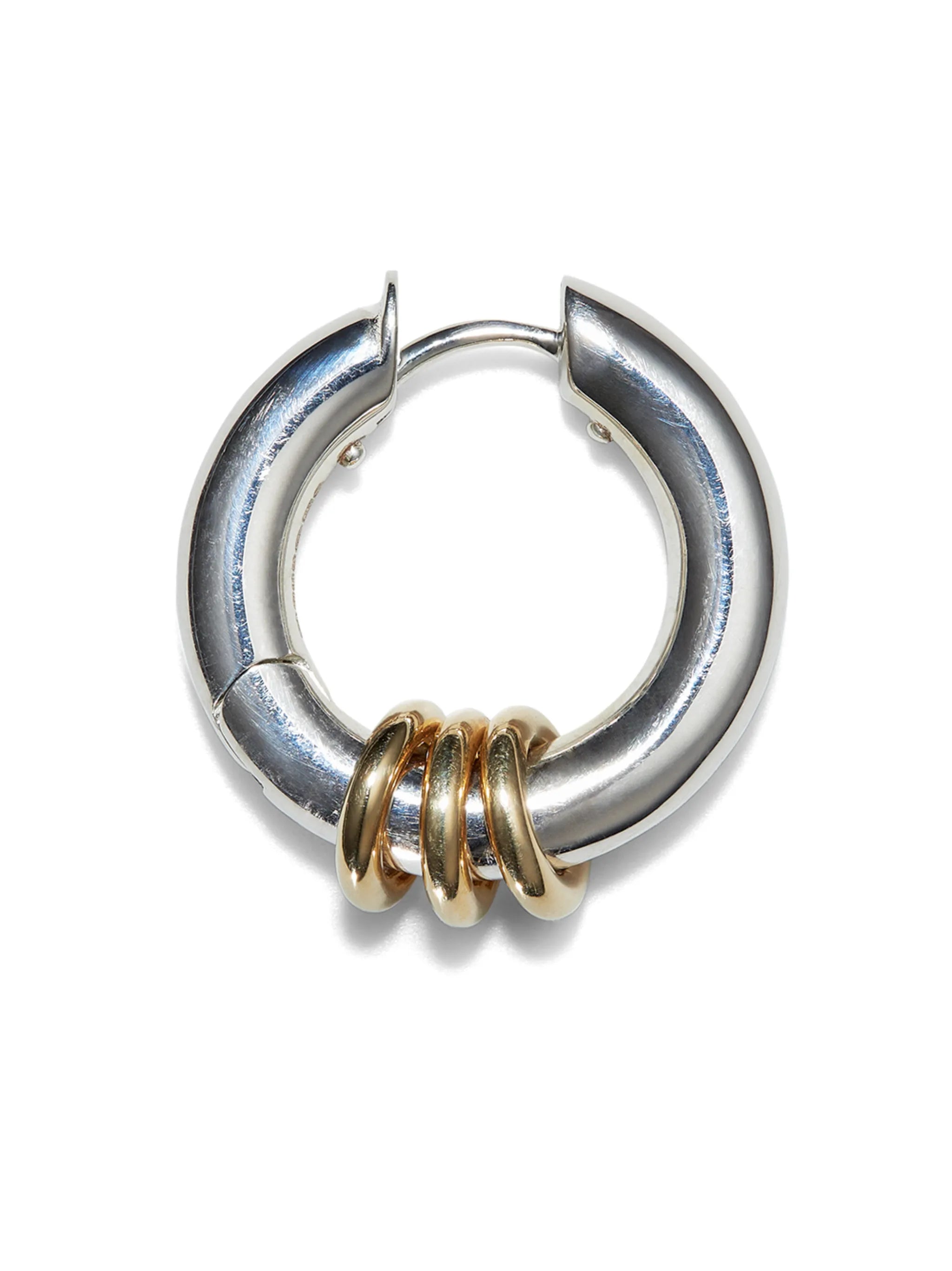 18K white gold Ursa Minor single earring