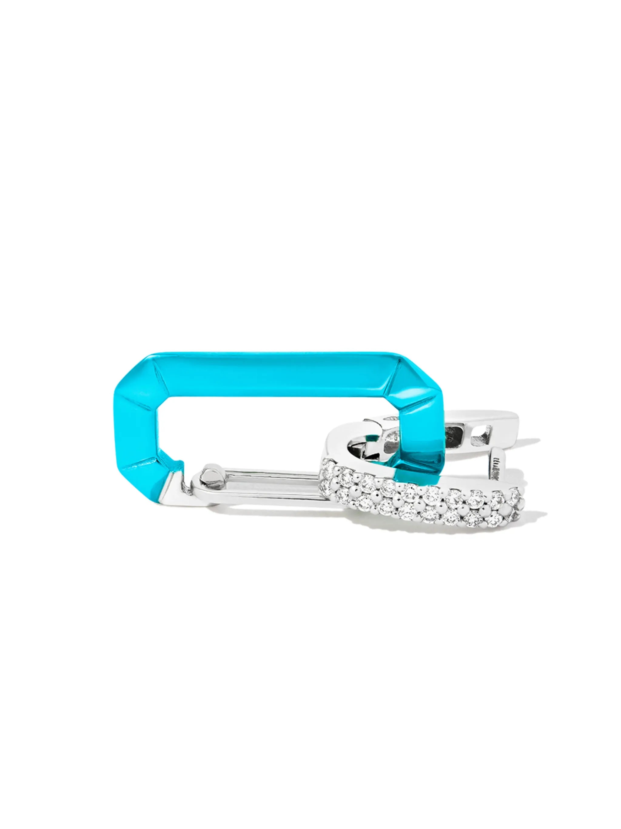 18kt white gold Chiara diamond earring