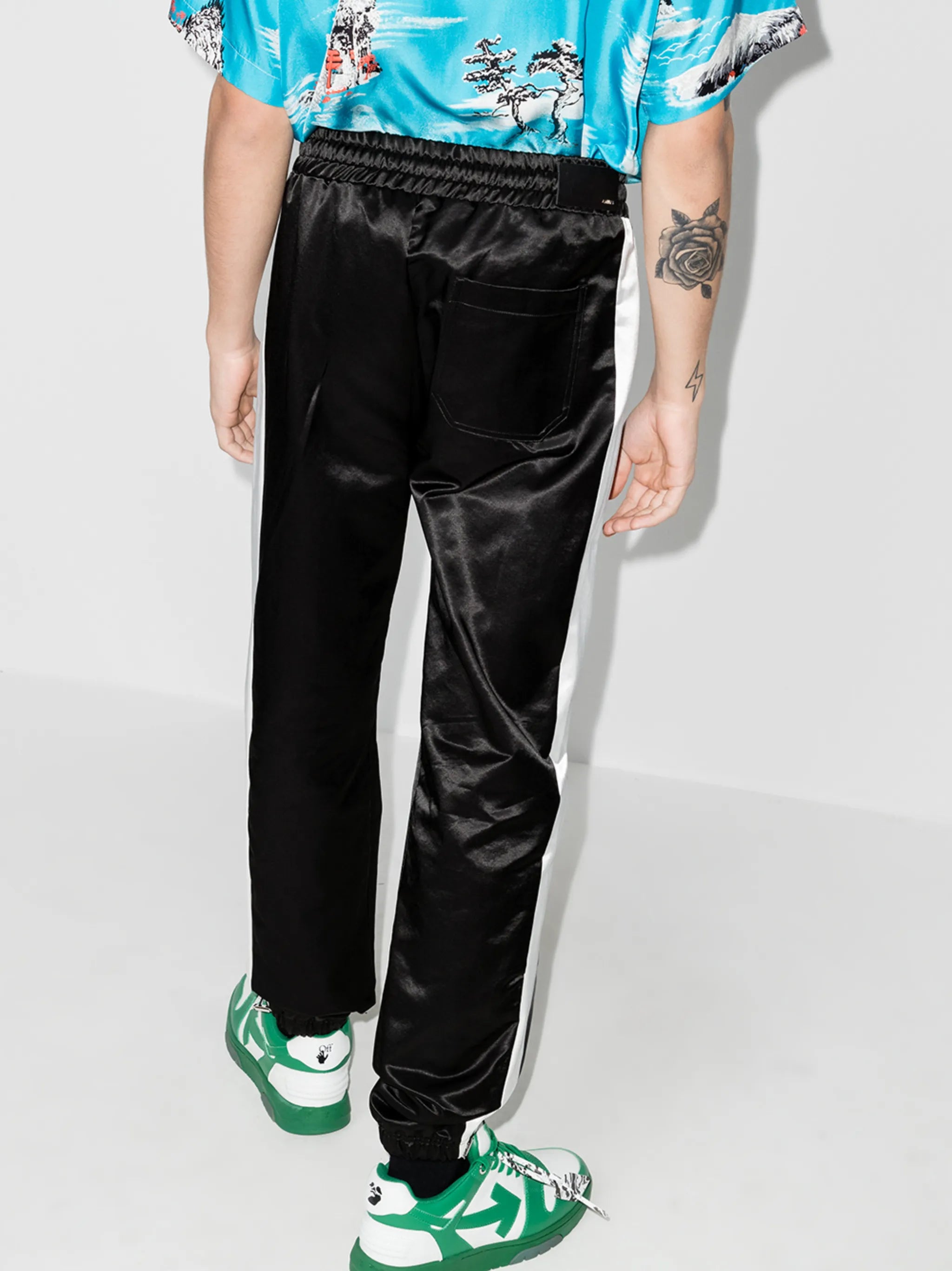 M.A. embroidered logo track pants
