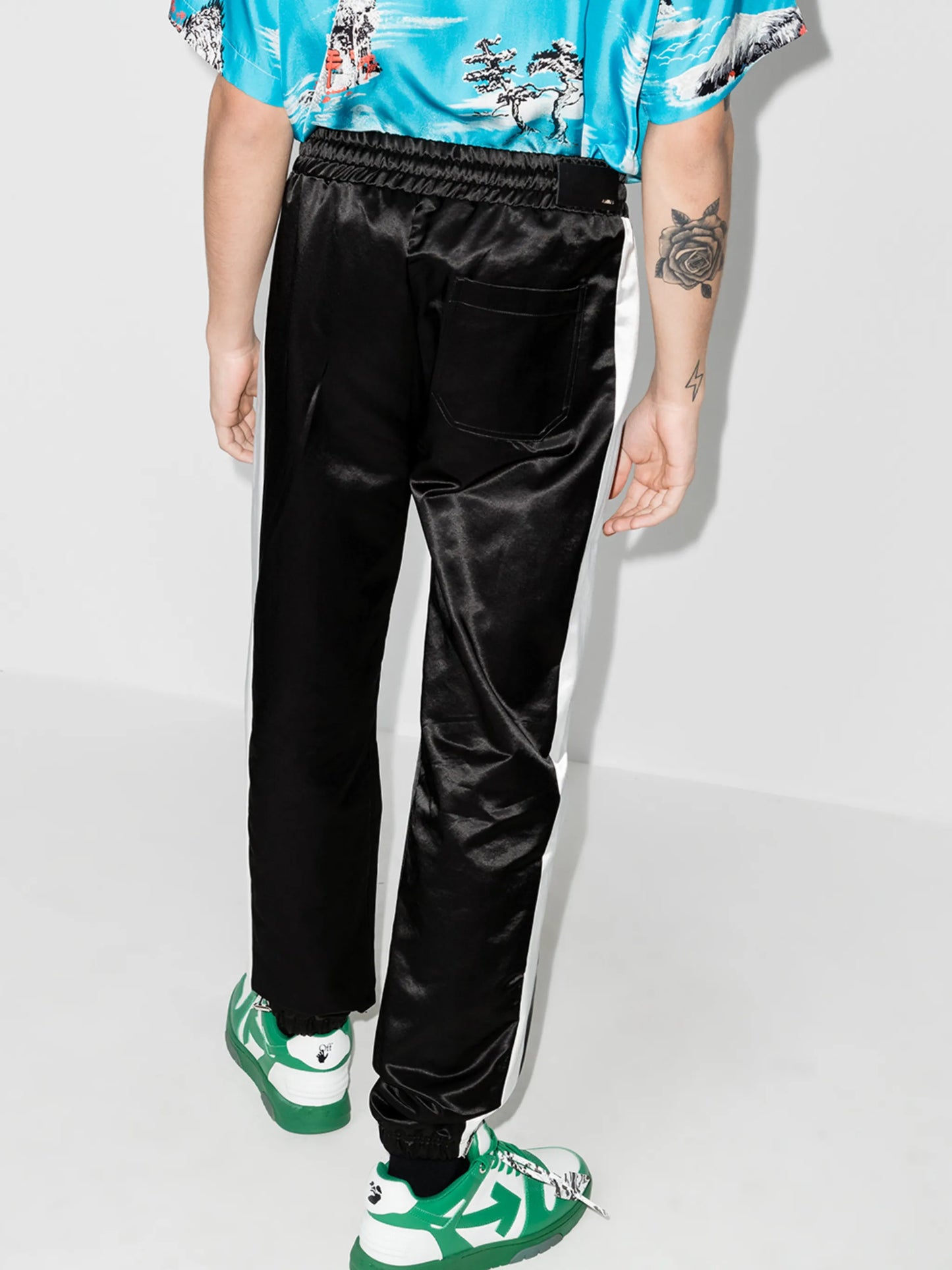 M.A. embroidered logo track pants