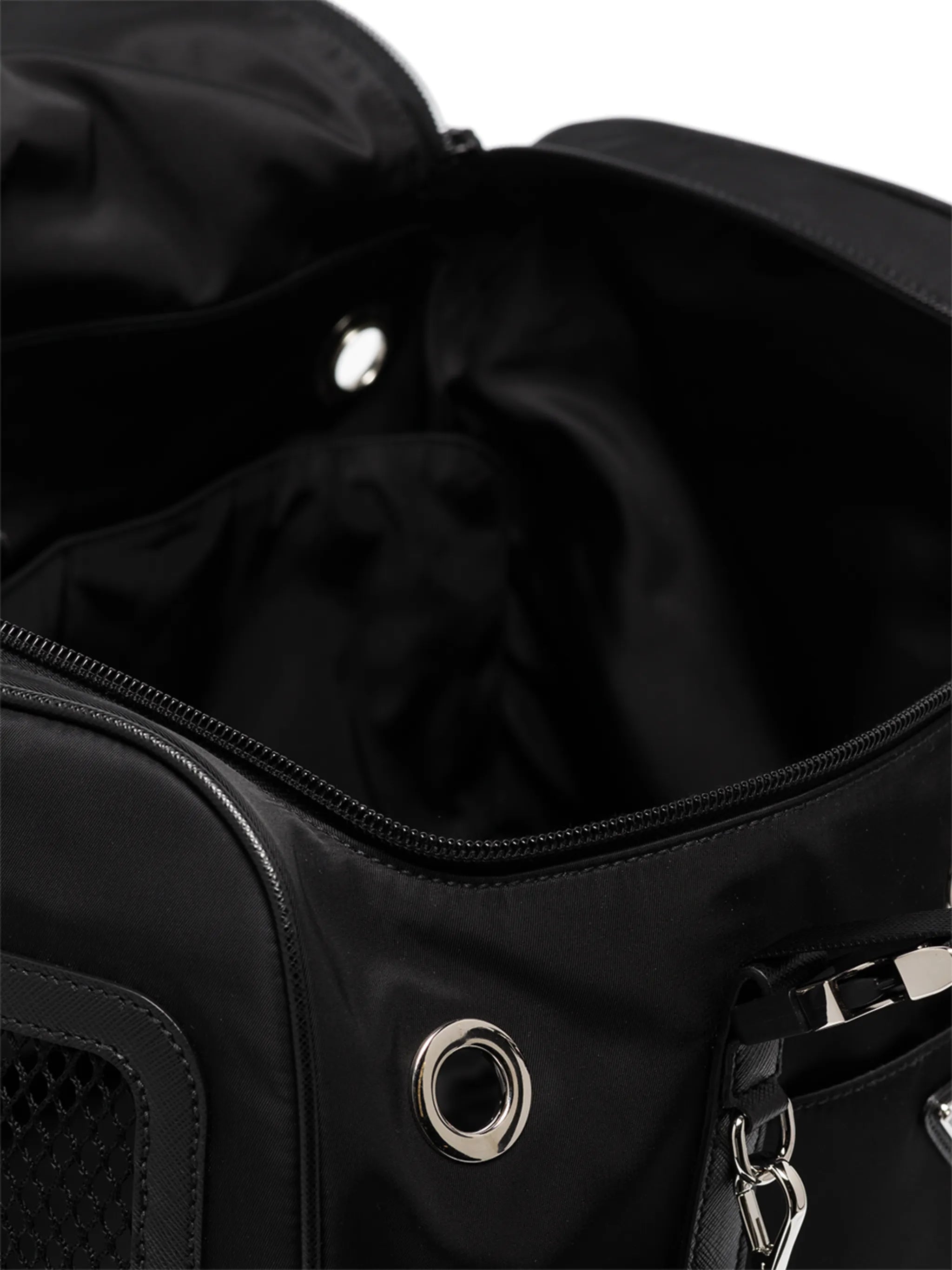 triangle-logo pet carry-on bag