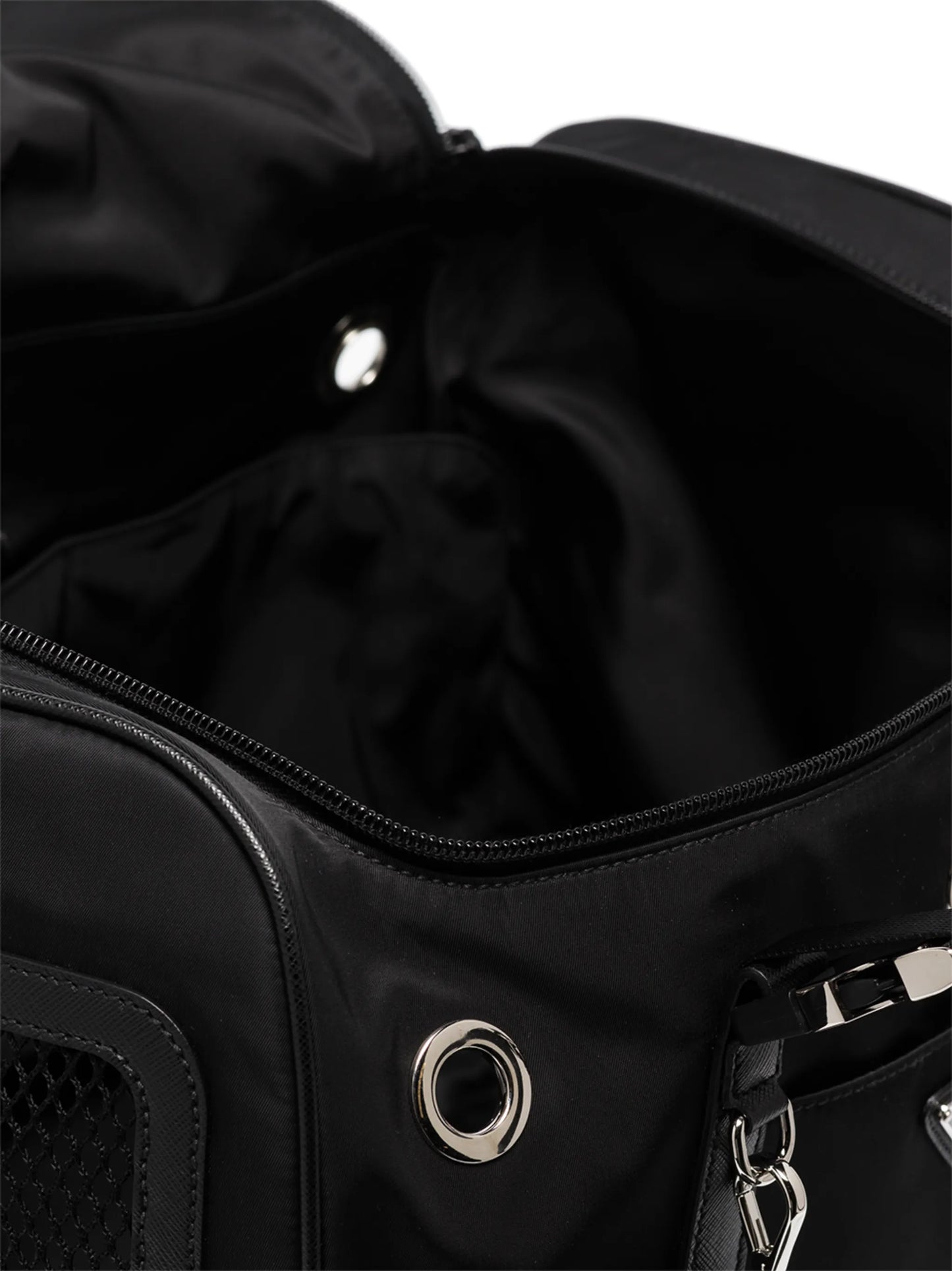 triangle-logo pet carry-on bag