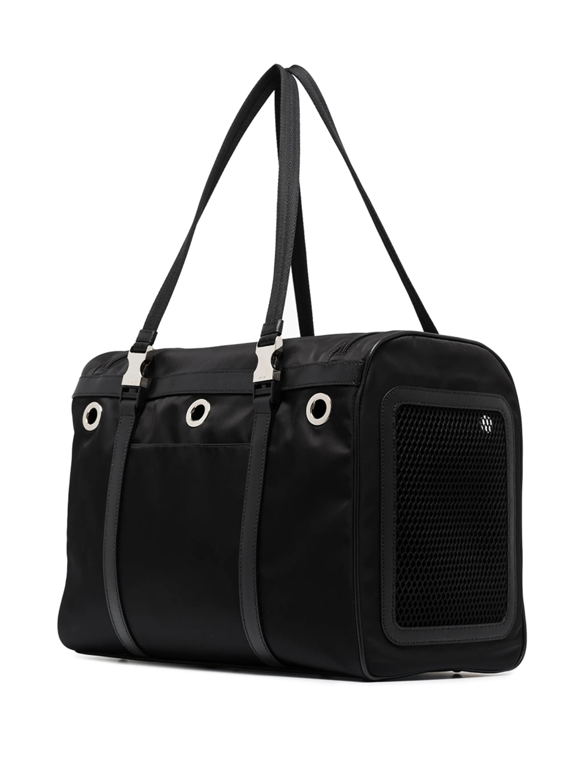 triangle-logo pet carry-on bag