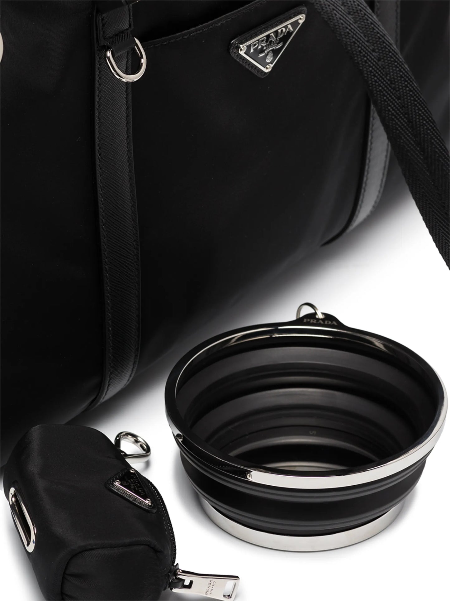 triangle-logo pet carry-on bag