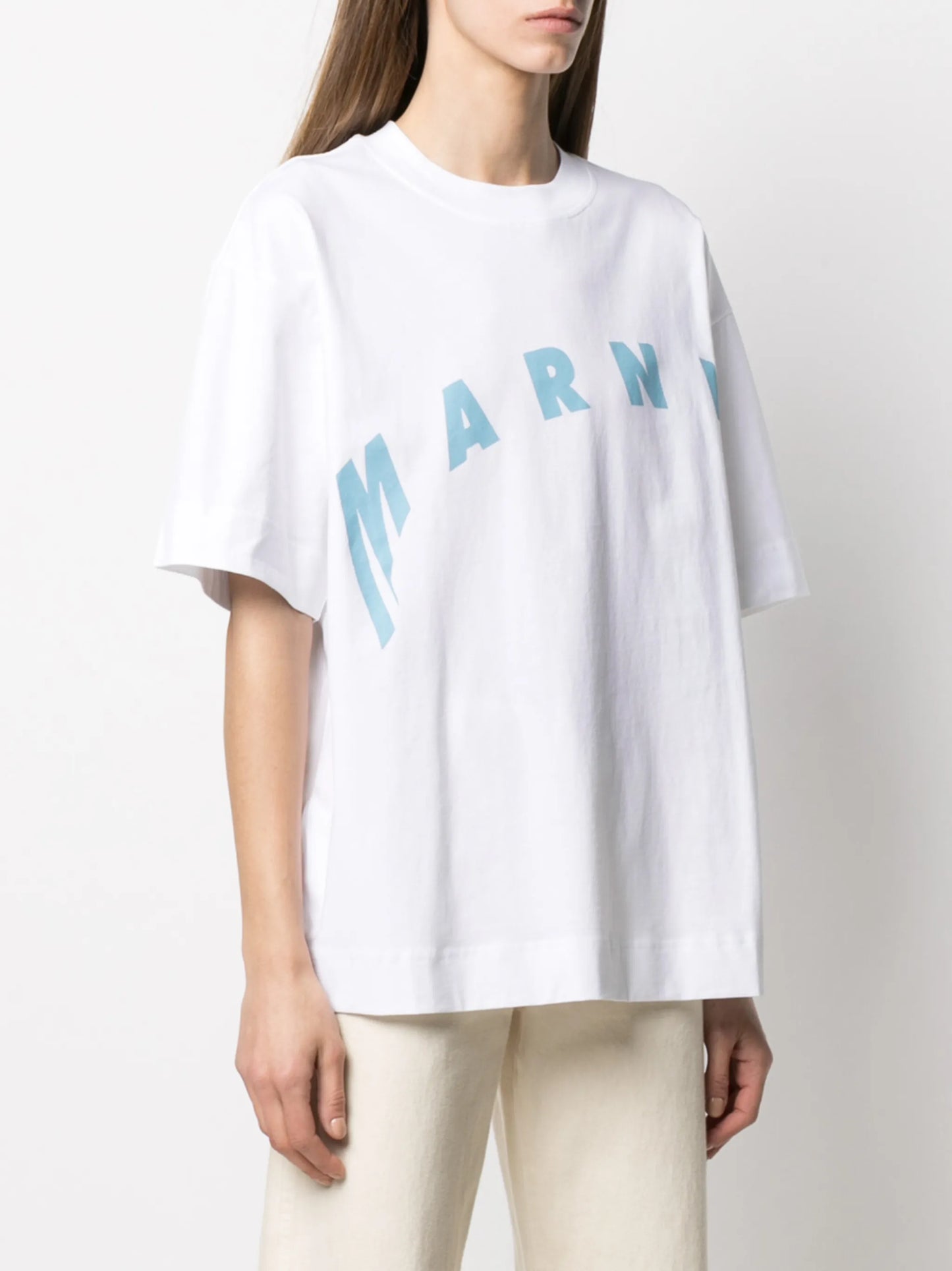 logo-print oversized T-shirt