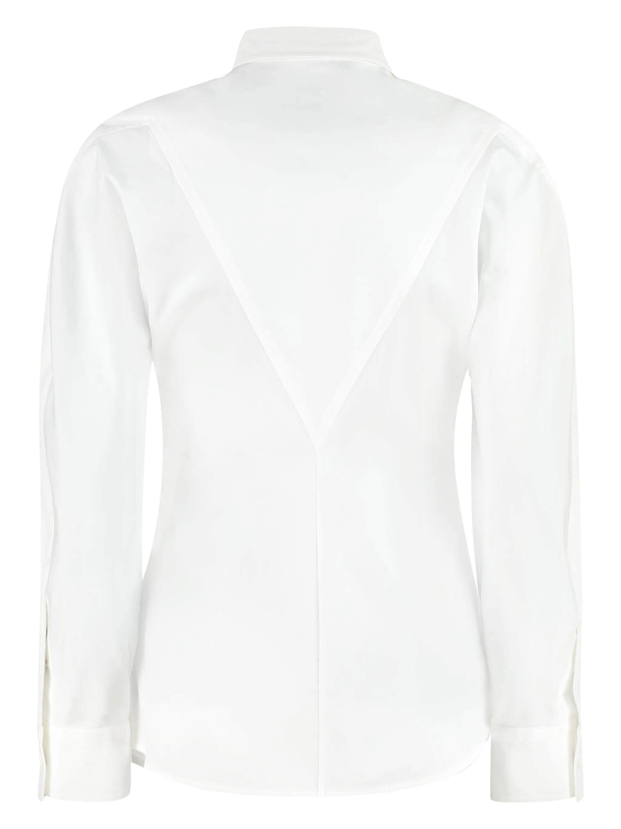 long-sleeve poplin shirt