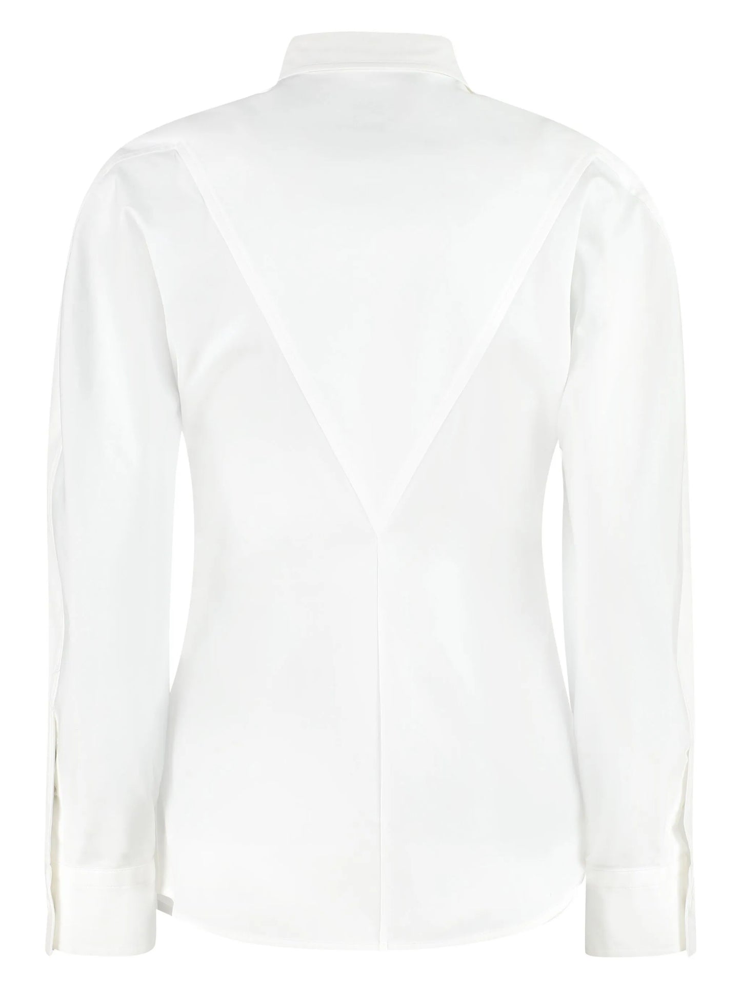 long-sleeve poplin shirt