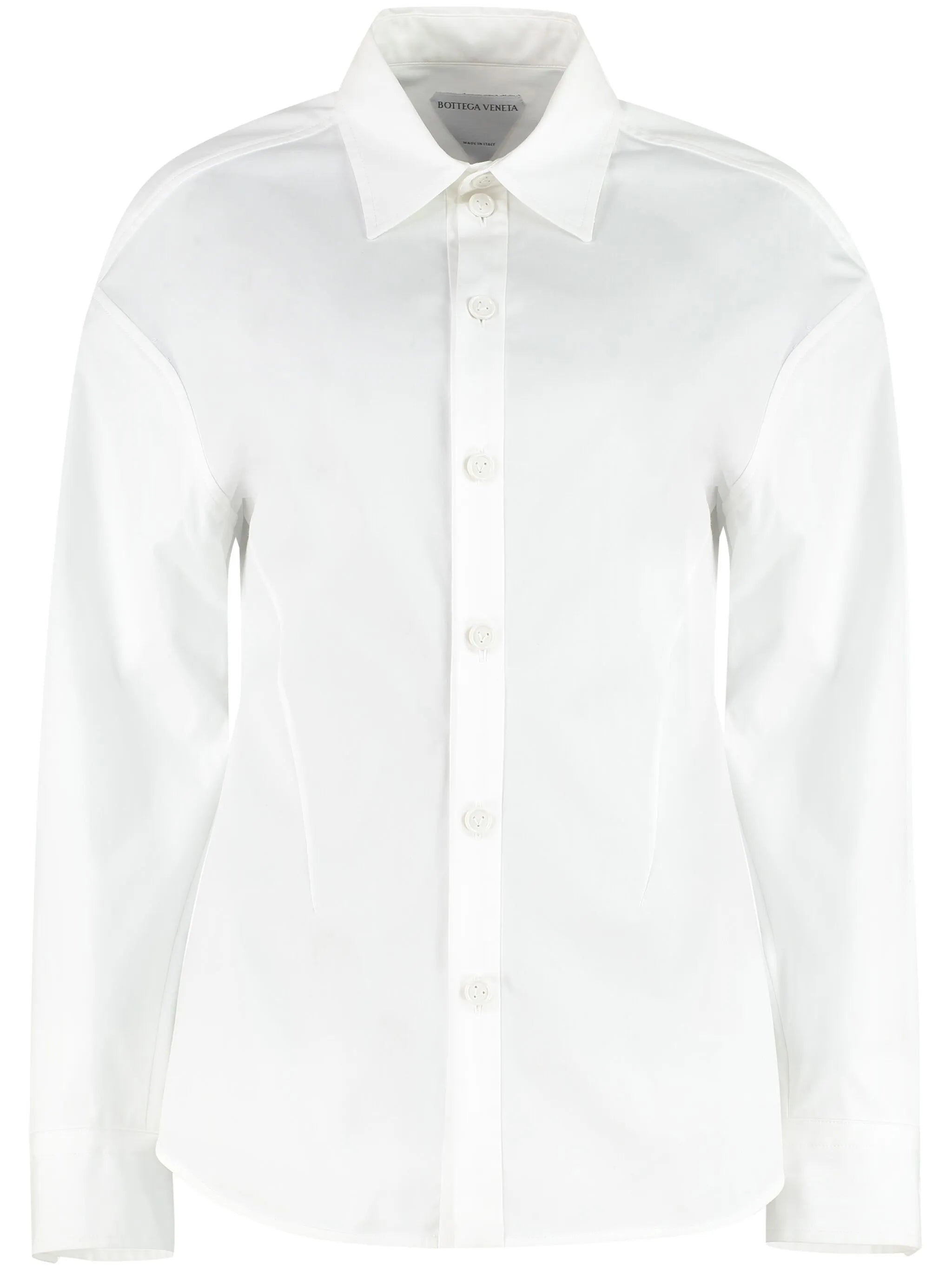 long-sleeve poplin shirt