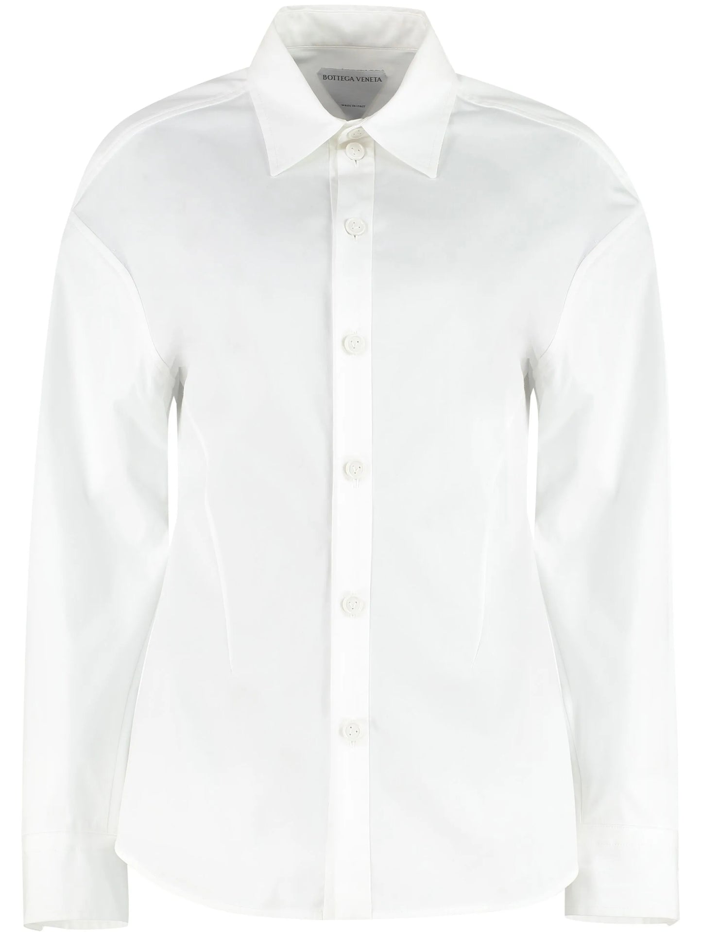 long-sleeve poplin shirt