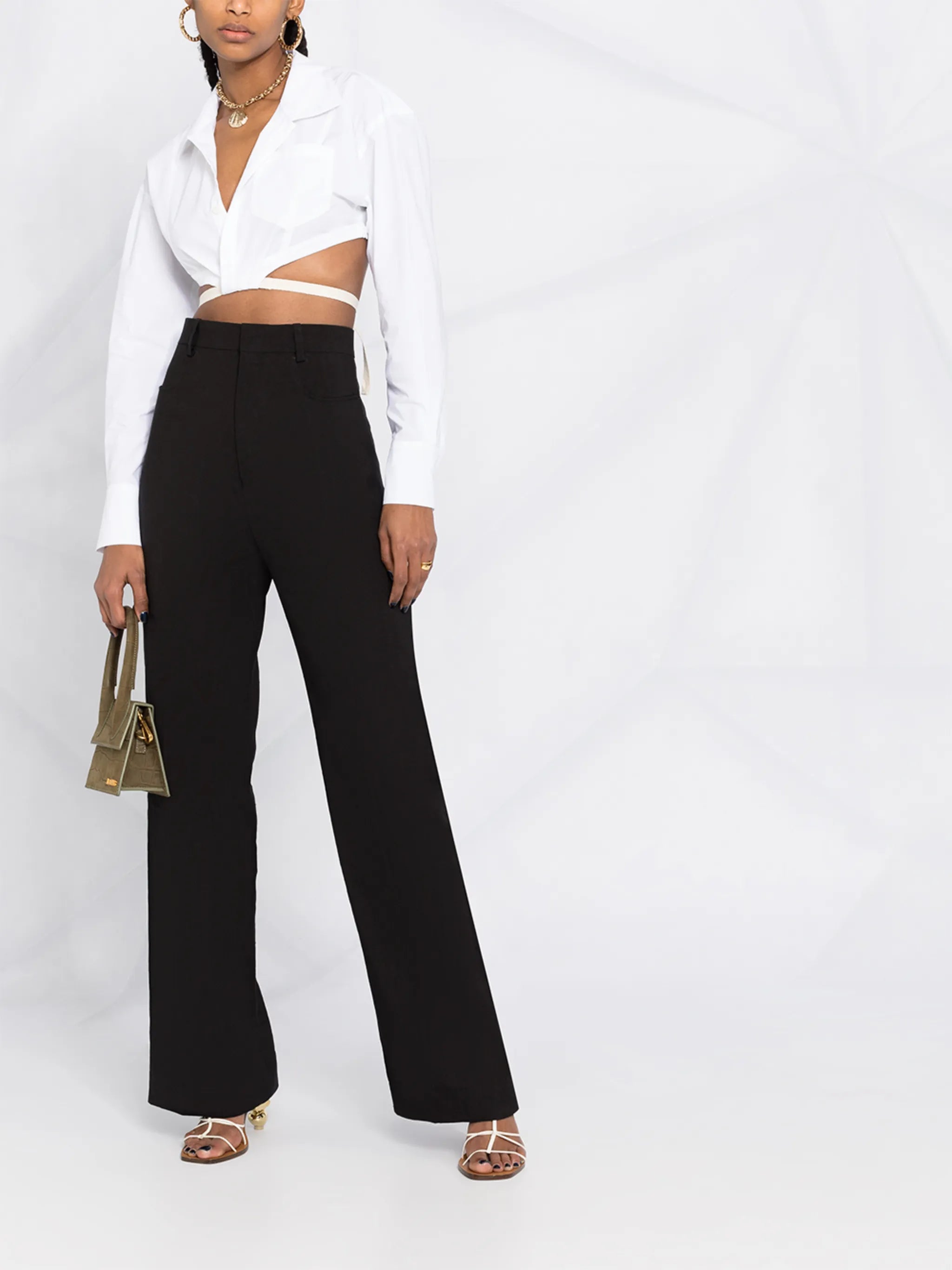 Le pantalon Sauge flared trousers