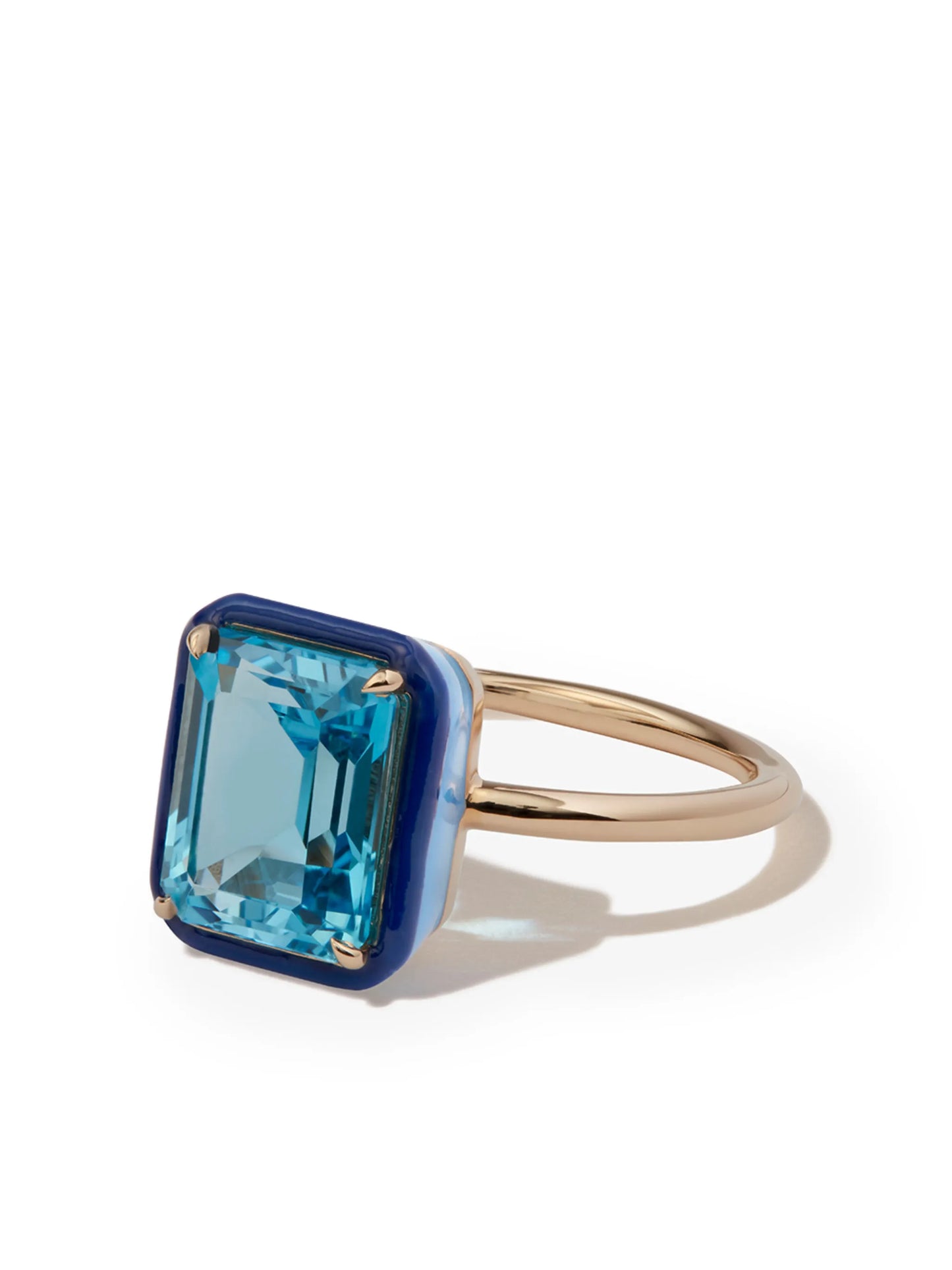 14kt yellow gold topaz ring