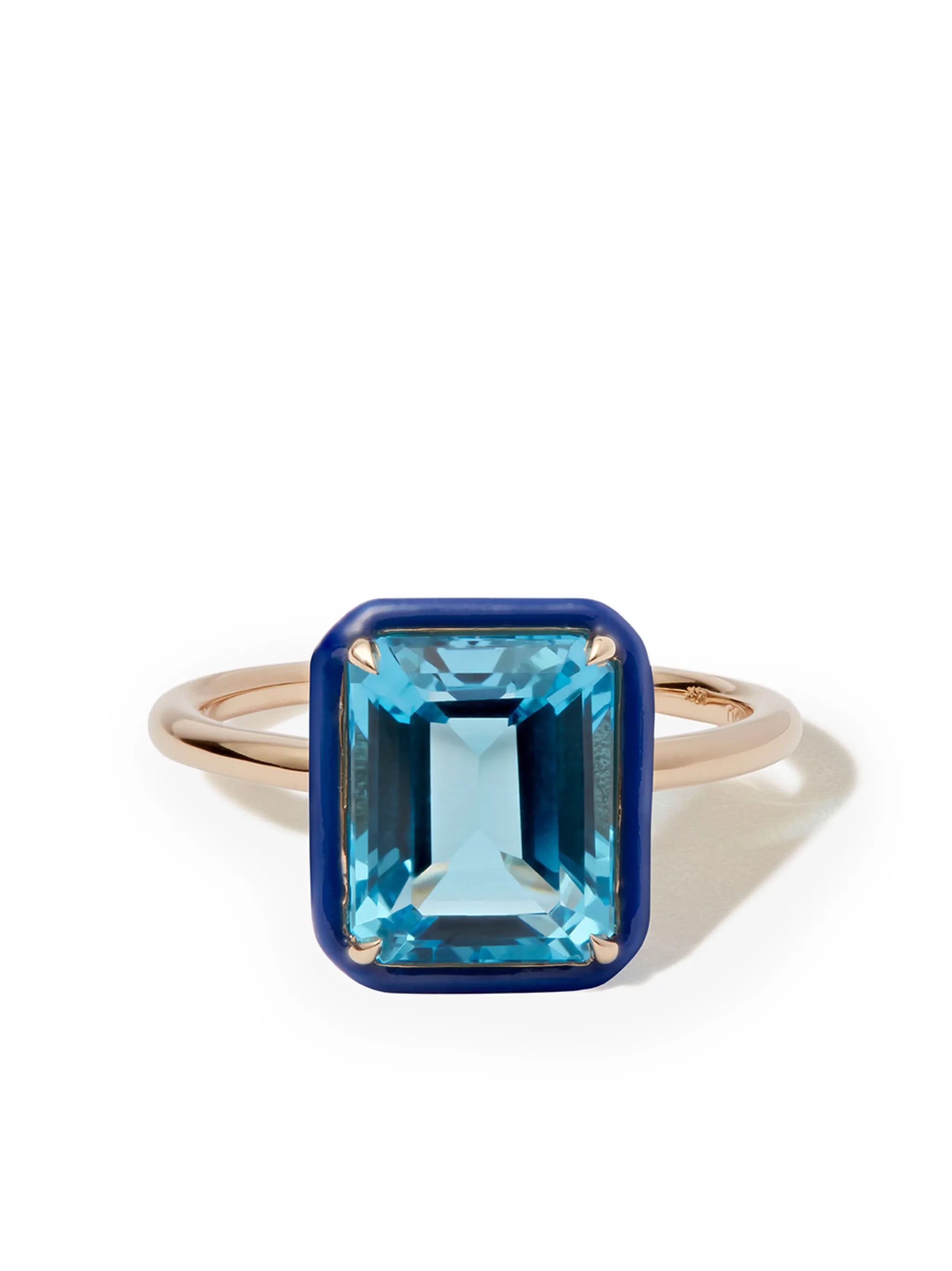 14kt yellow gold topaz ring