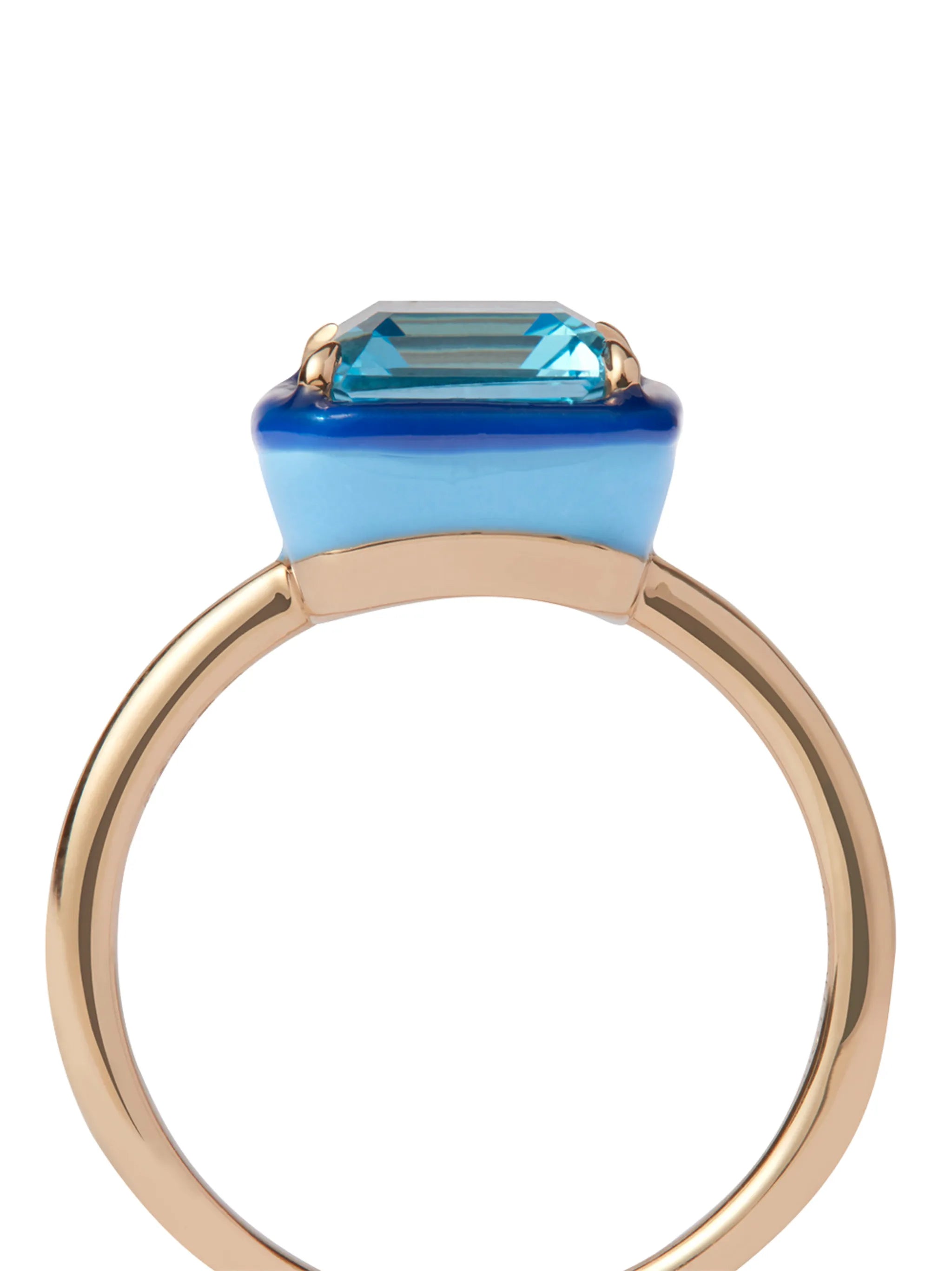 14kt yellow gold topaz ring