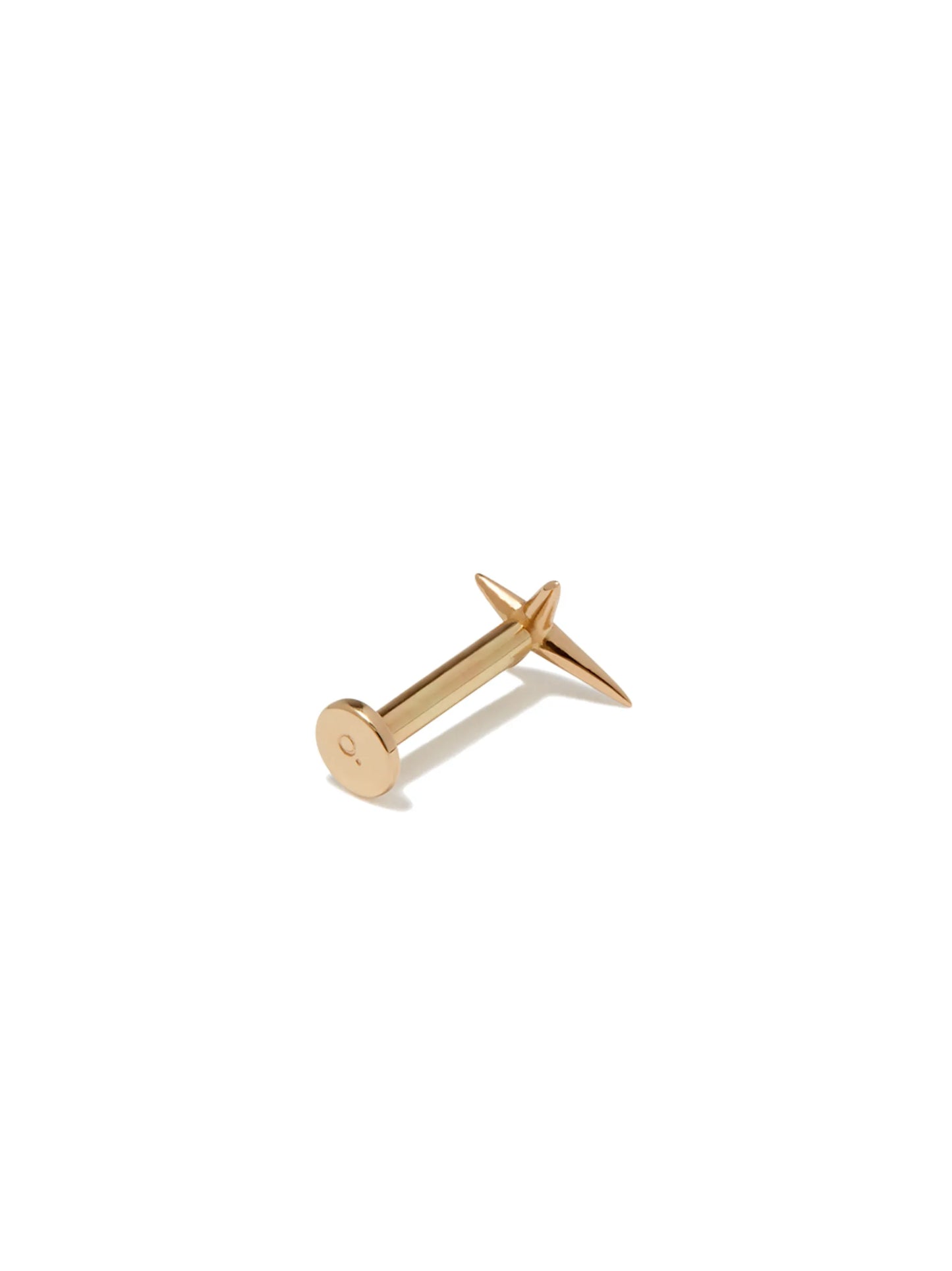 cross detail stud single earring