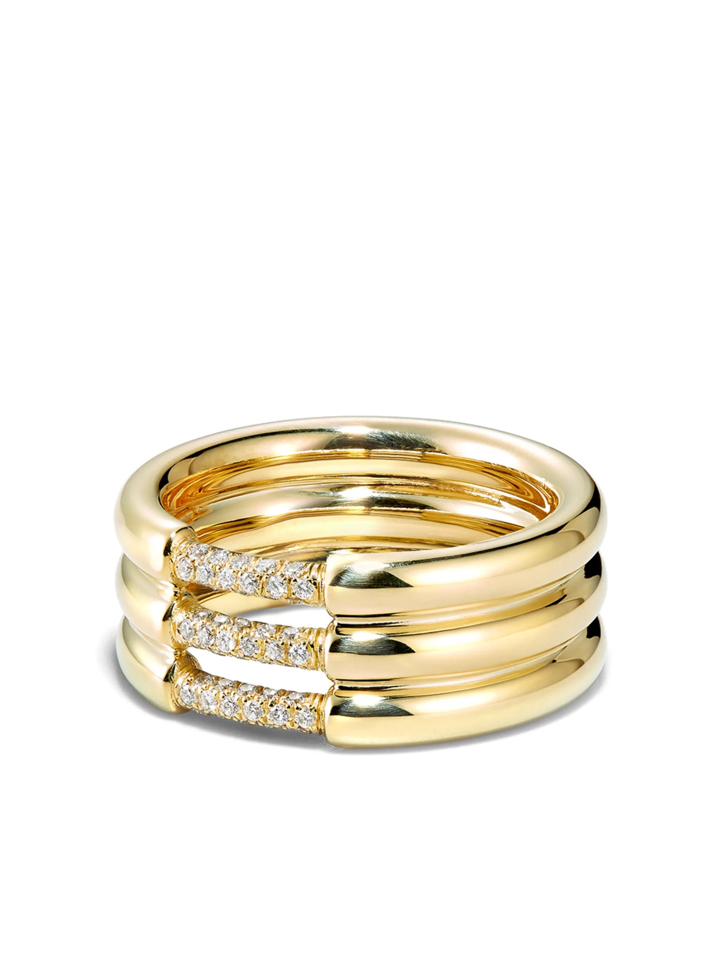 18kt yellow gold diamond ring