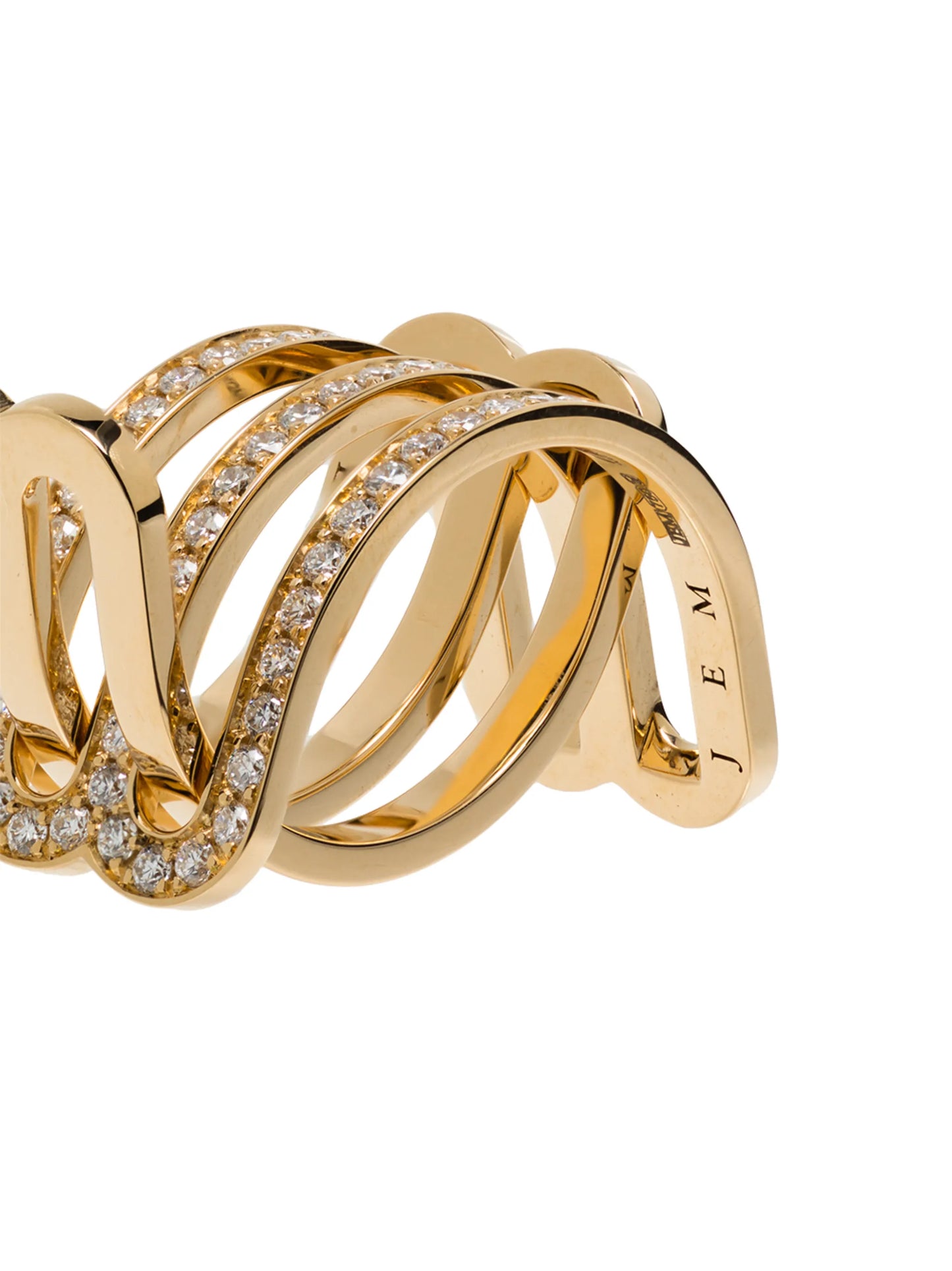 Étreintes two-piece ring