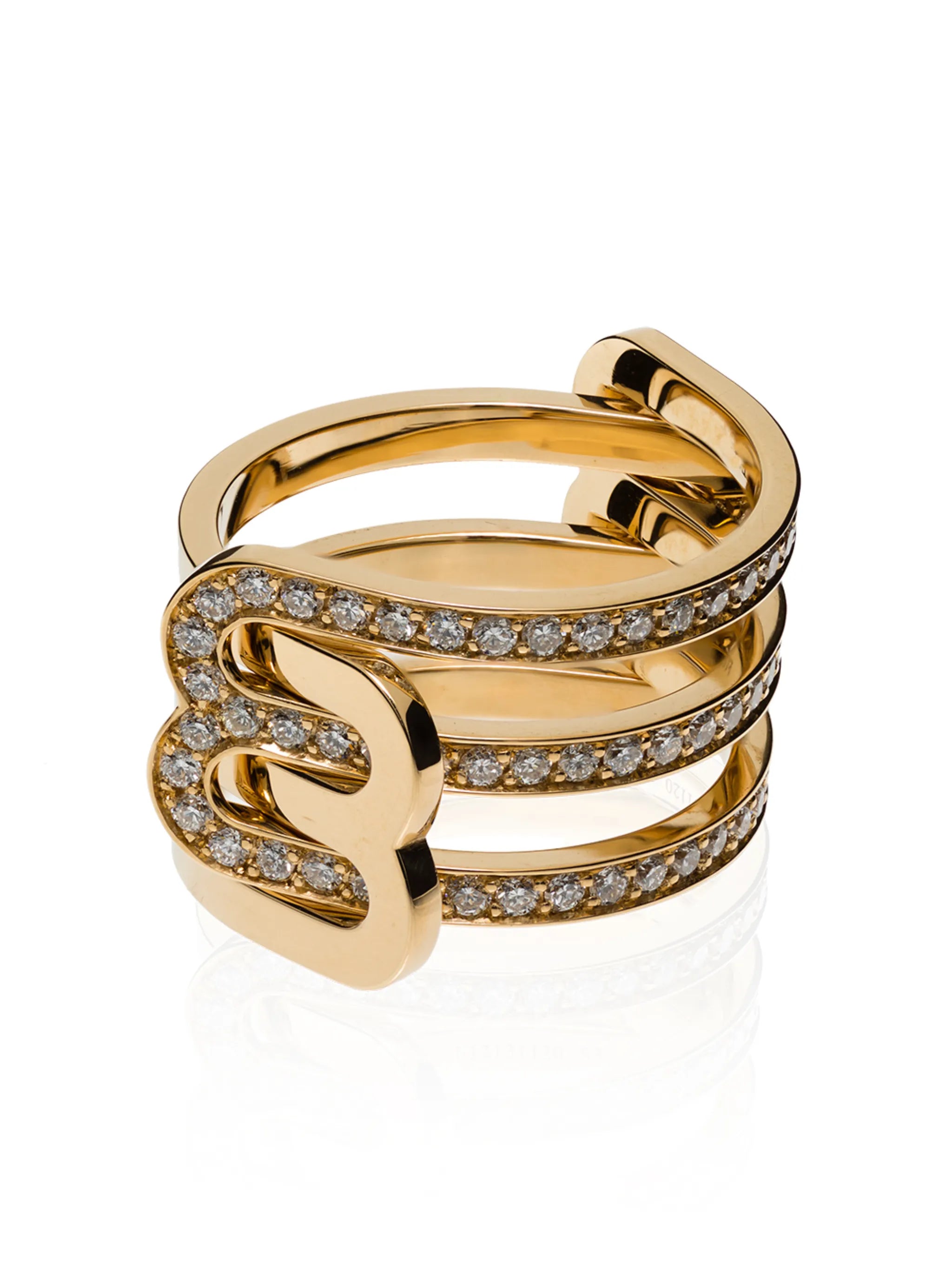 Étreintes two-piece ring