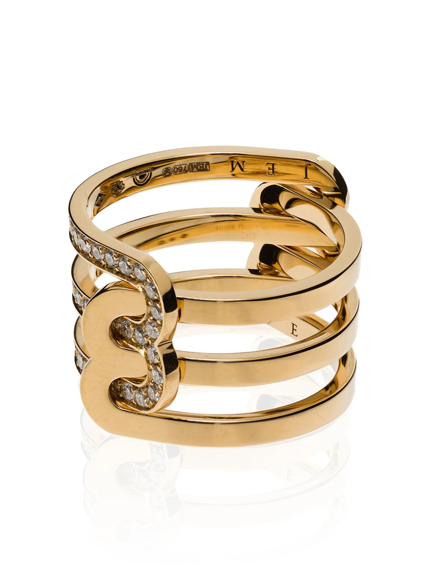 Étreintes two-piece ring