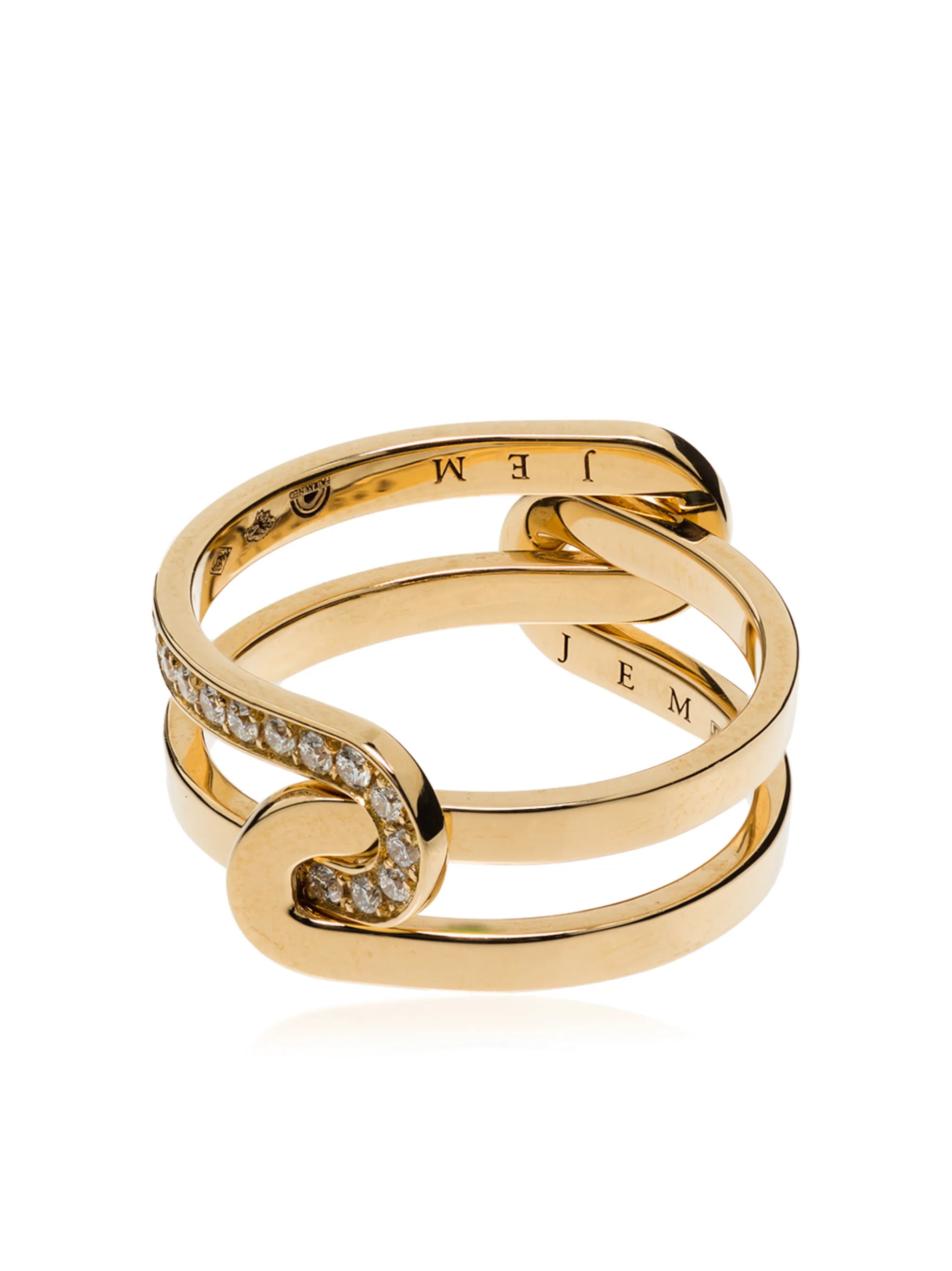 Étreintes two-piece ring