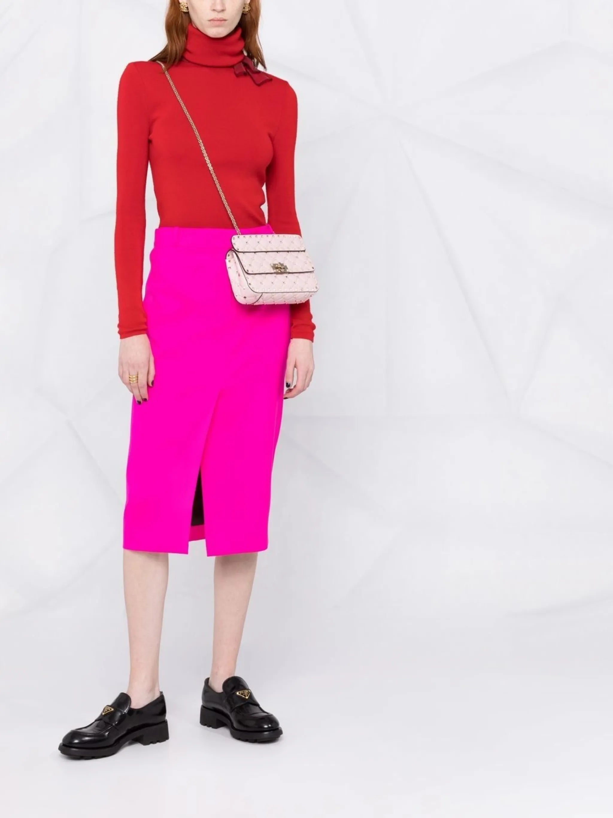 small Rockstud Spike chain bag