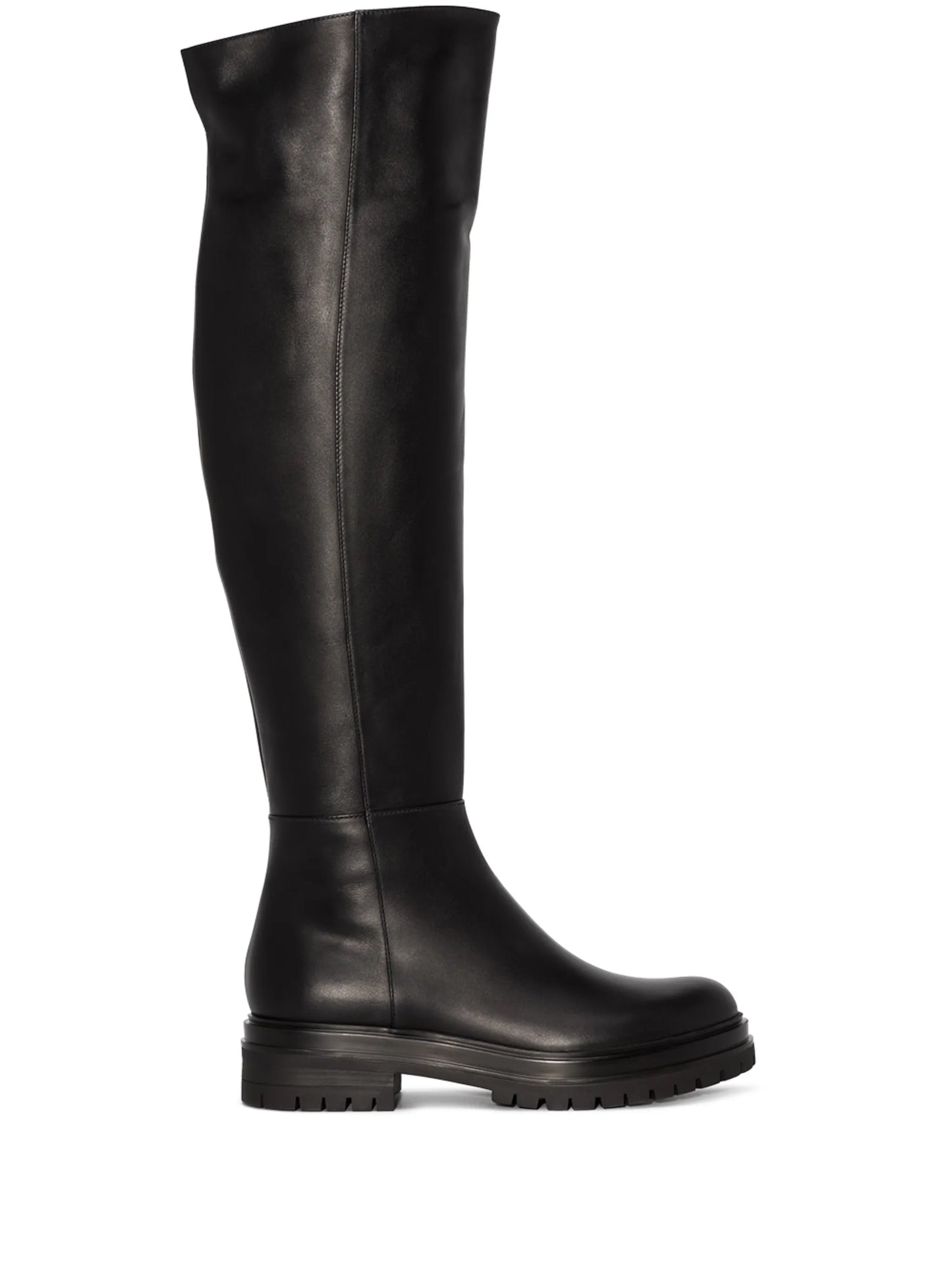 Quinn leather thigh-high boots