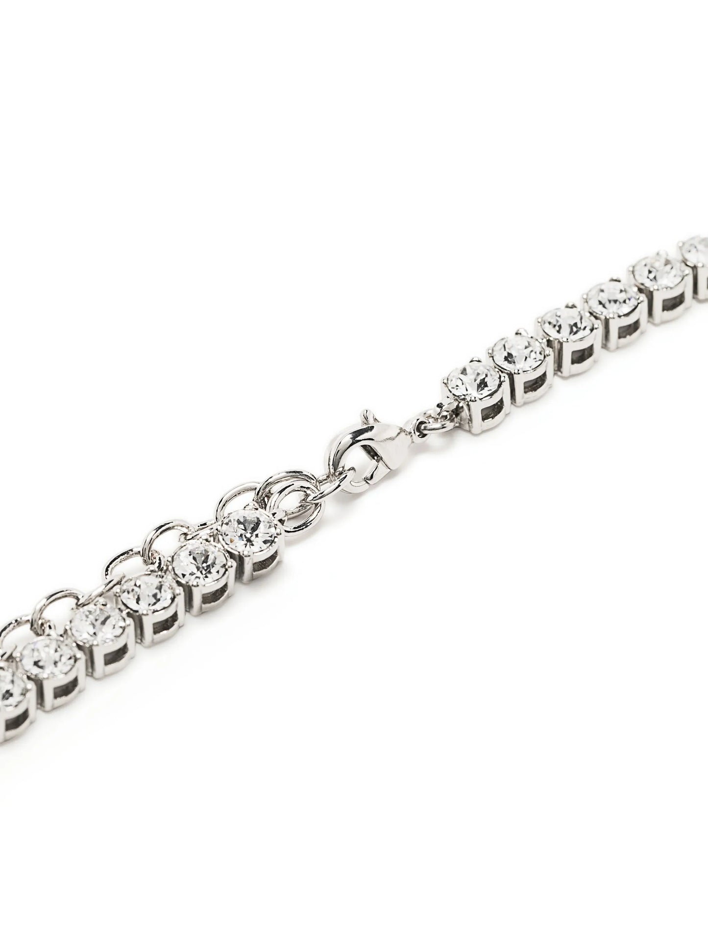 crystal-embellished beaded necklace