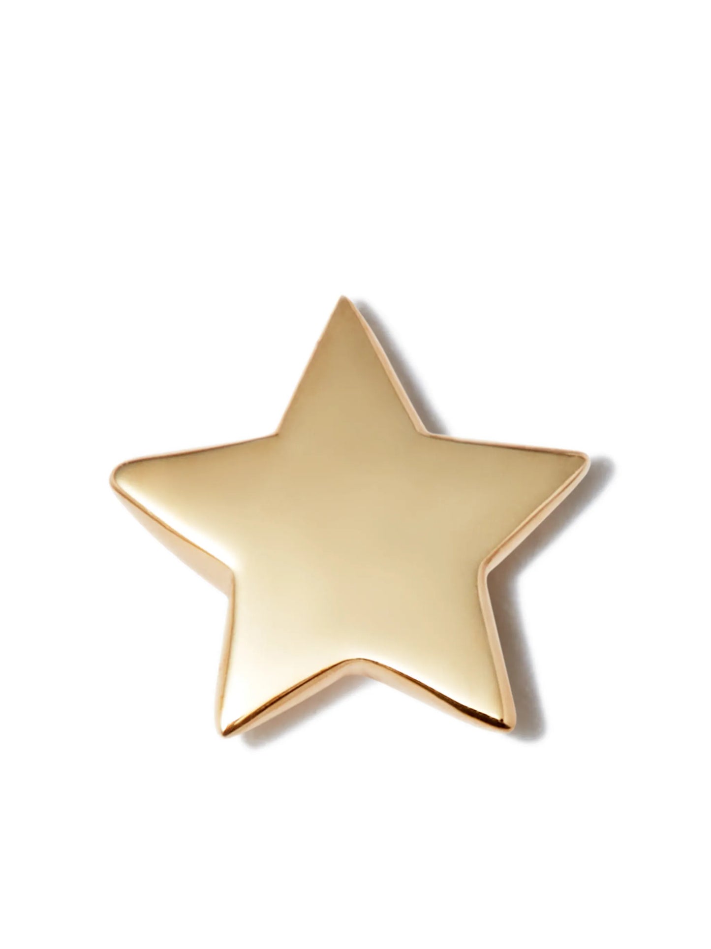 14kt yellow gold Star stud earring