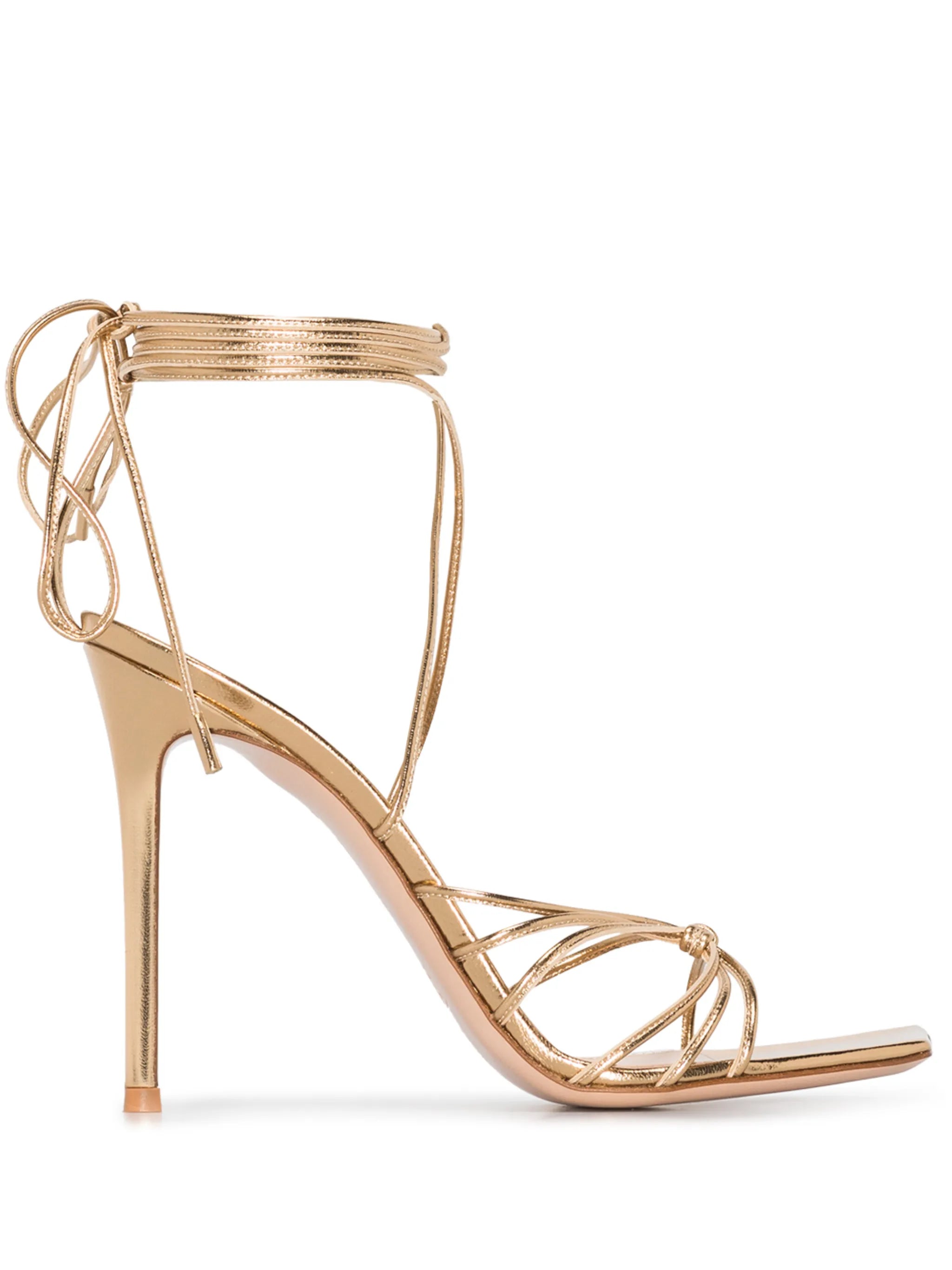 Sylvie 105mm lace-up sandals
