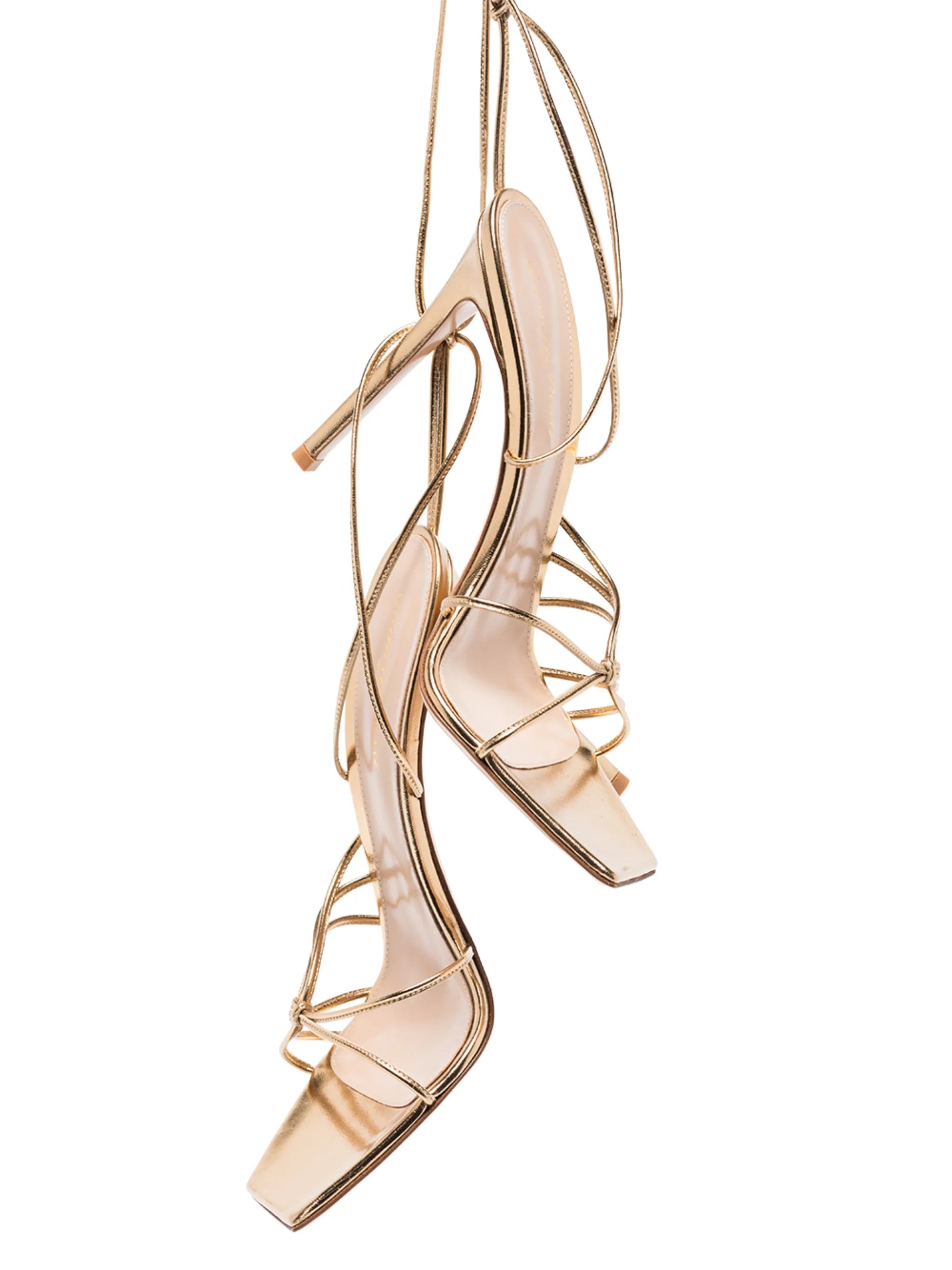 Sylvie 105mm lace-up sandals