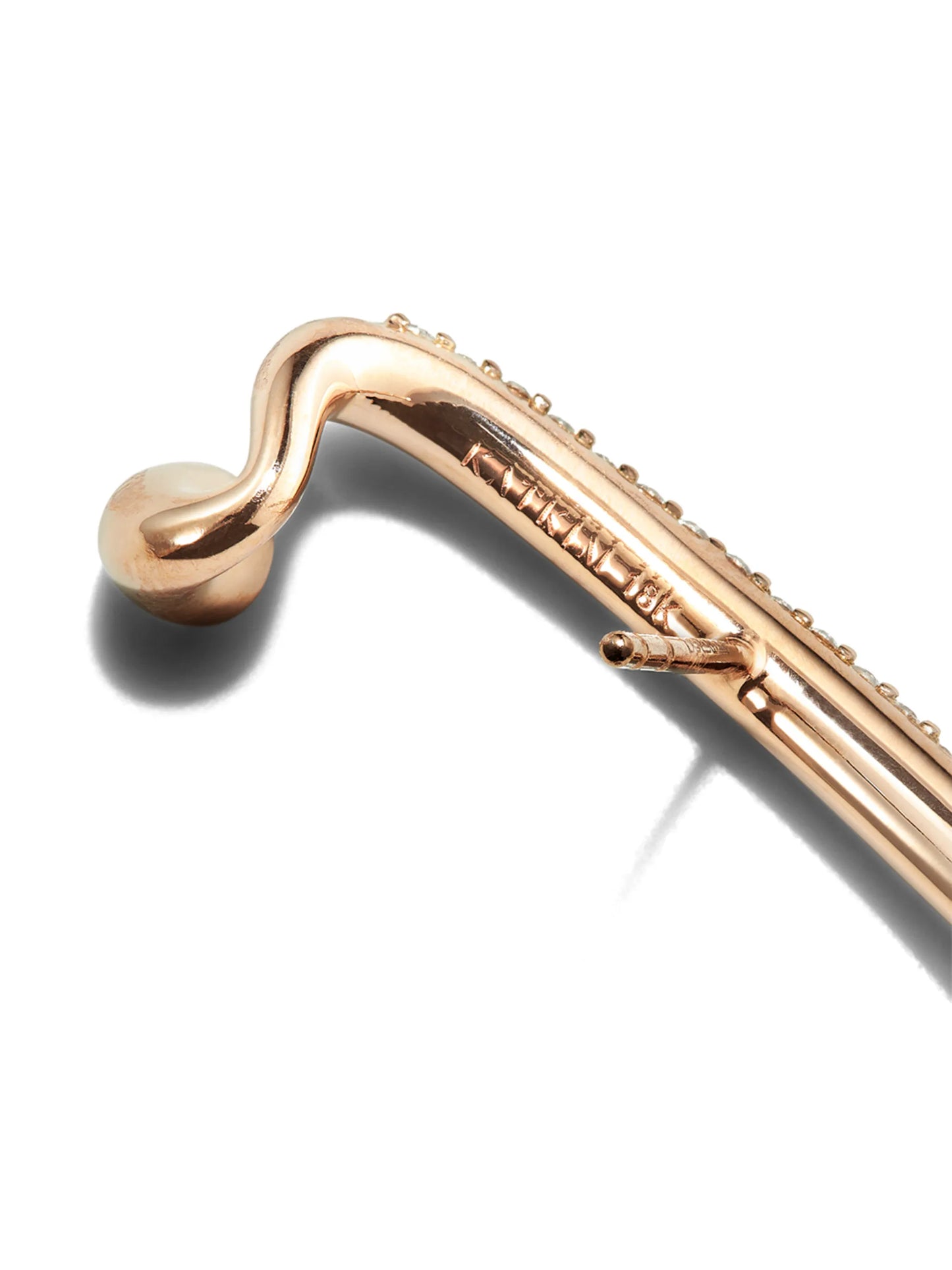 18kt yellow gold Arena single earring
