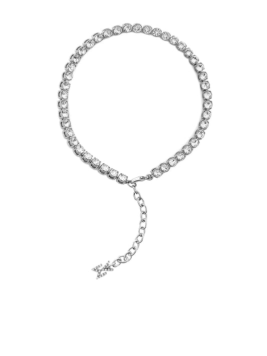 crystal-embellished anklet