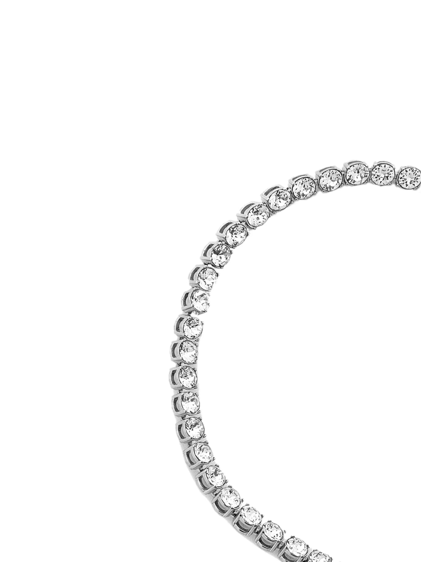 crystal-embellished anklet