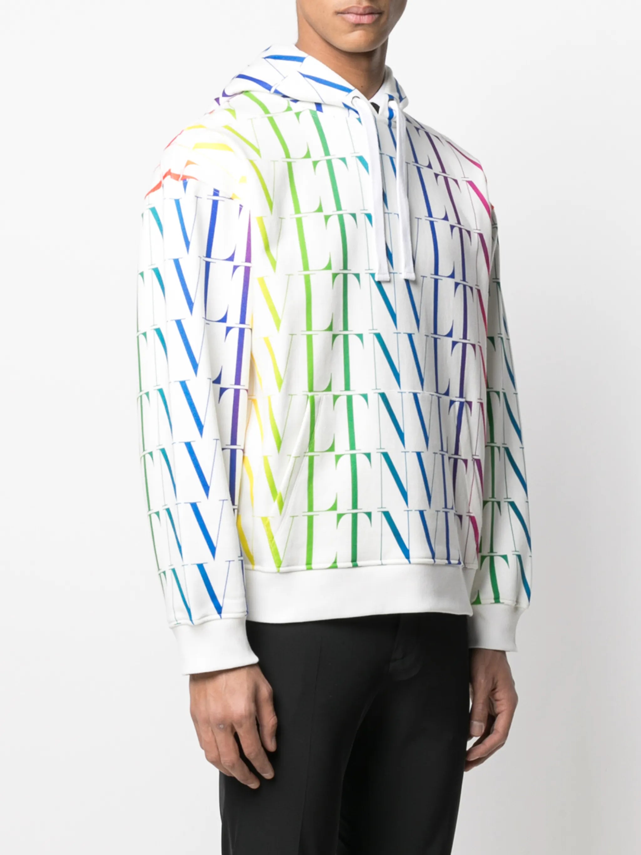 VLTN logo-print hoodie