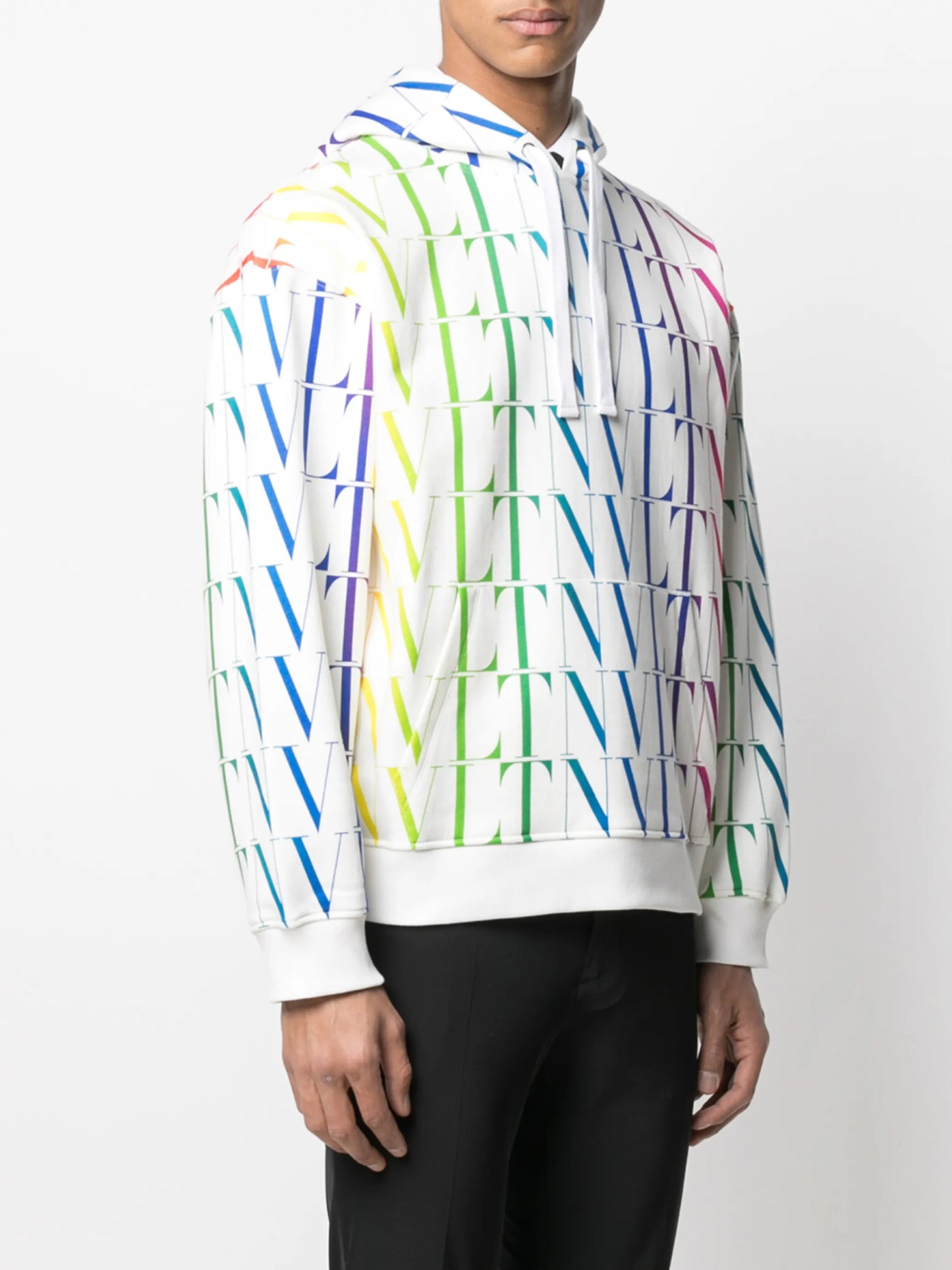 VLTN logo-print hoodie