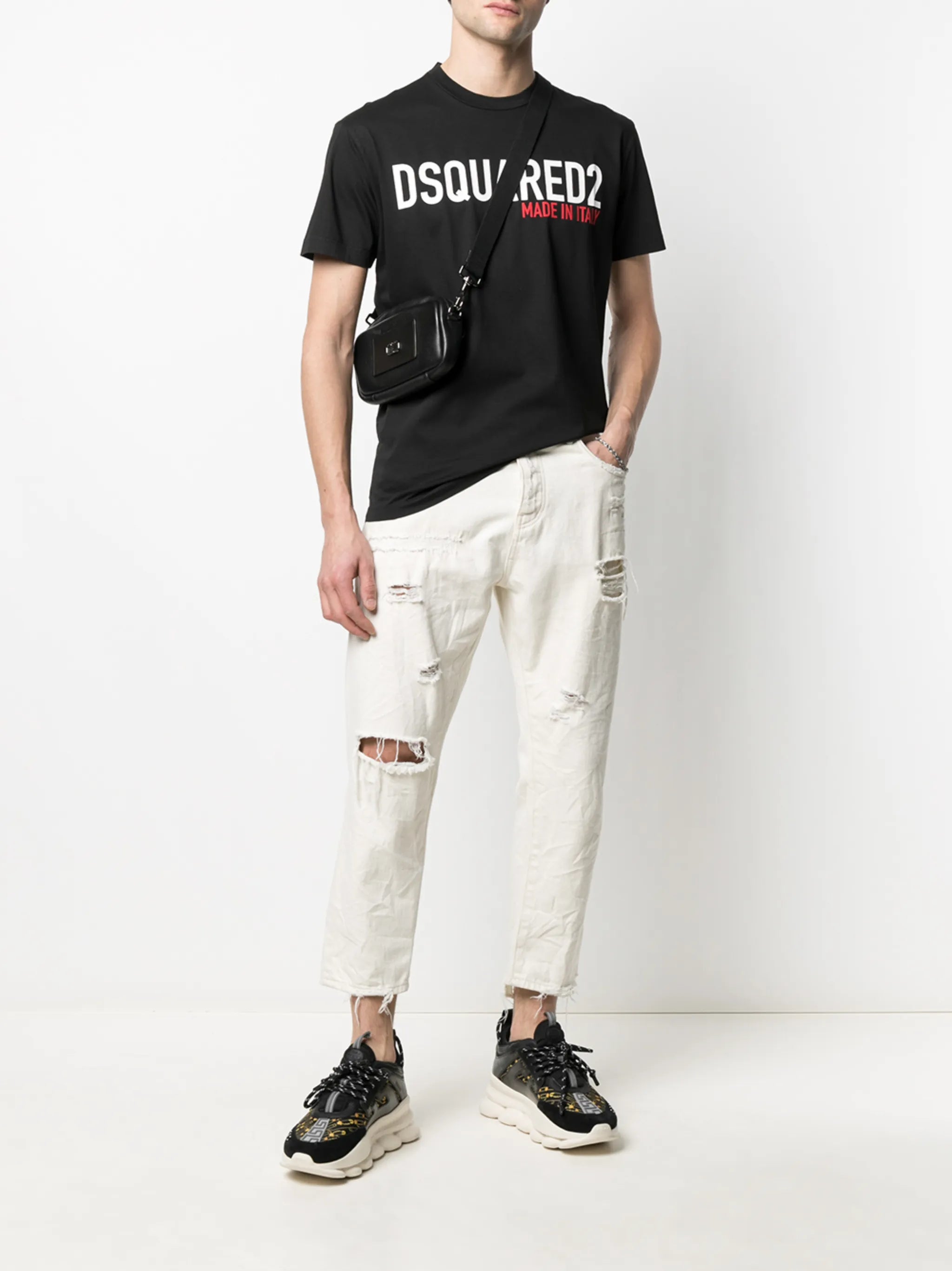 logo-print crewneck T-shirt