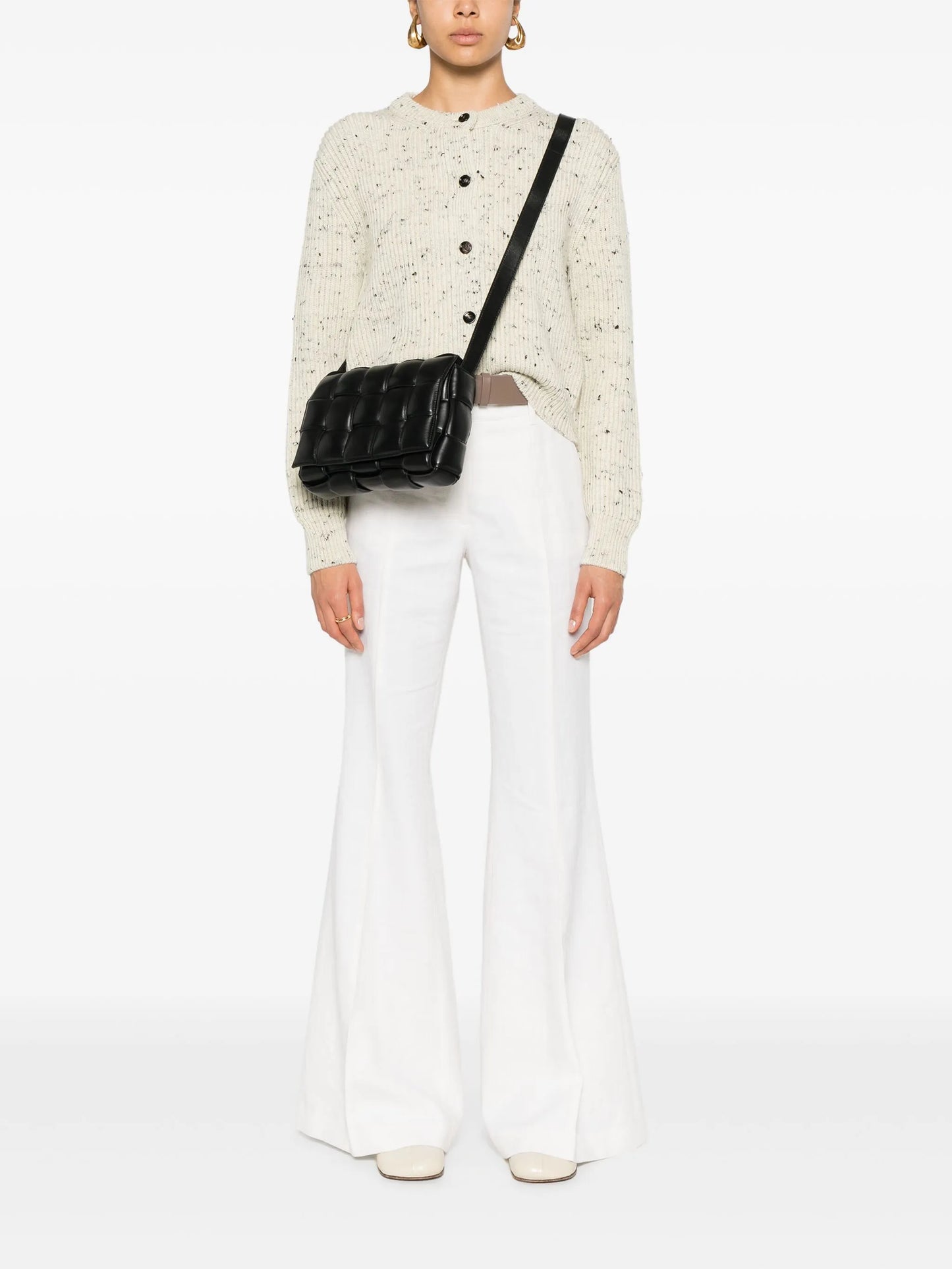 Padded Cassette Intrecciato crossbody bag