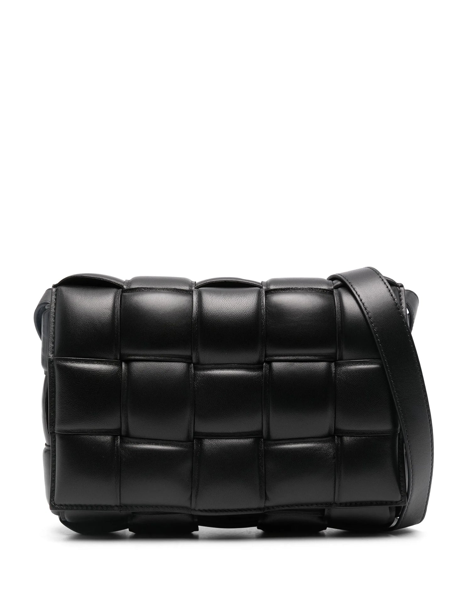 Padded Cassette Intrecciato crossbody bag